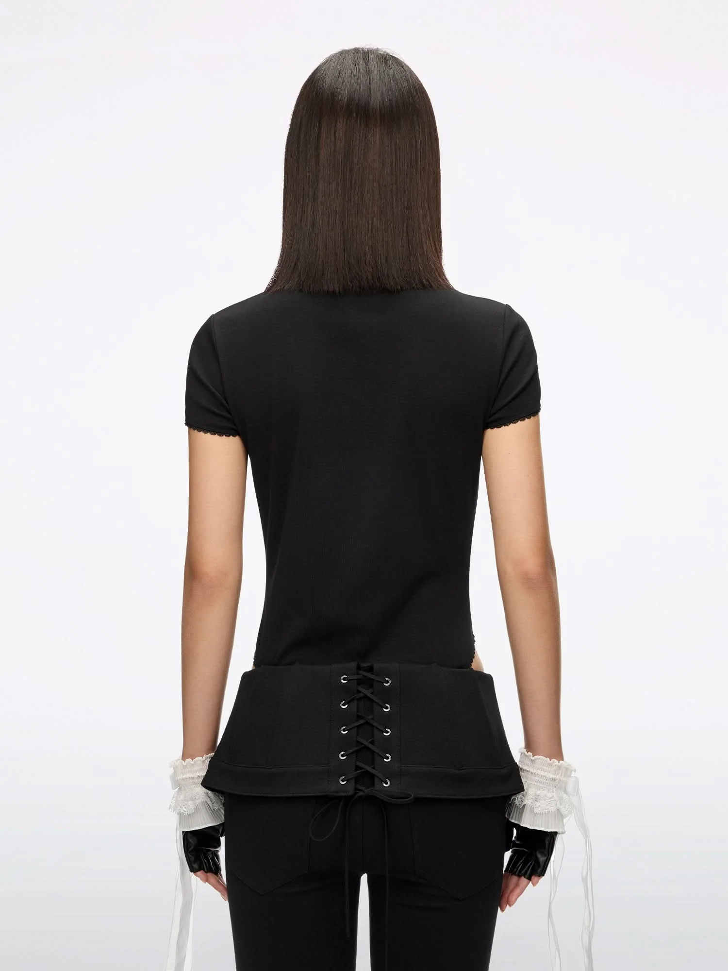 Beaded Bow Bodysuit - Image 2