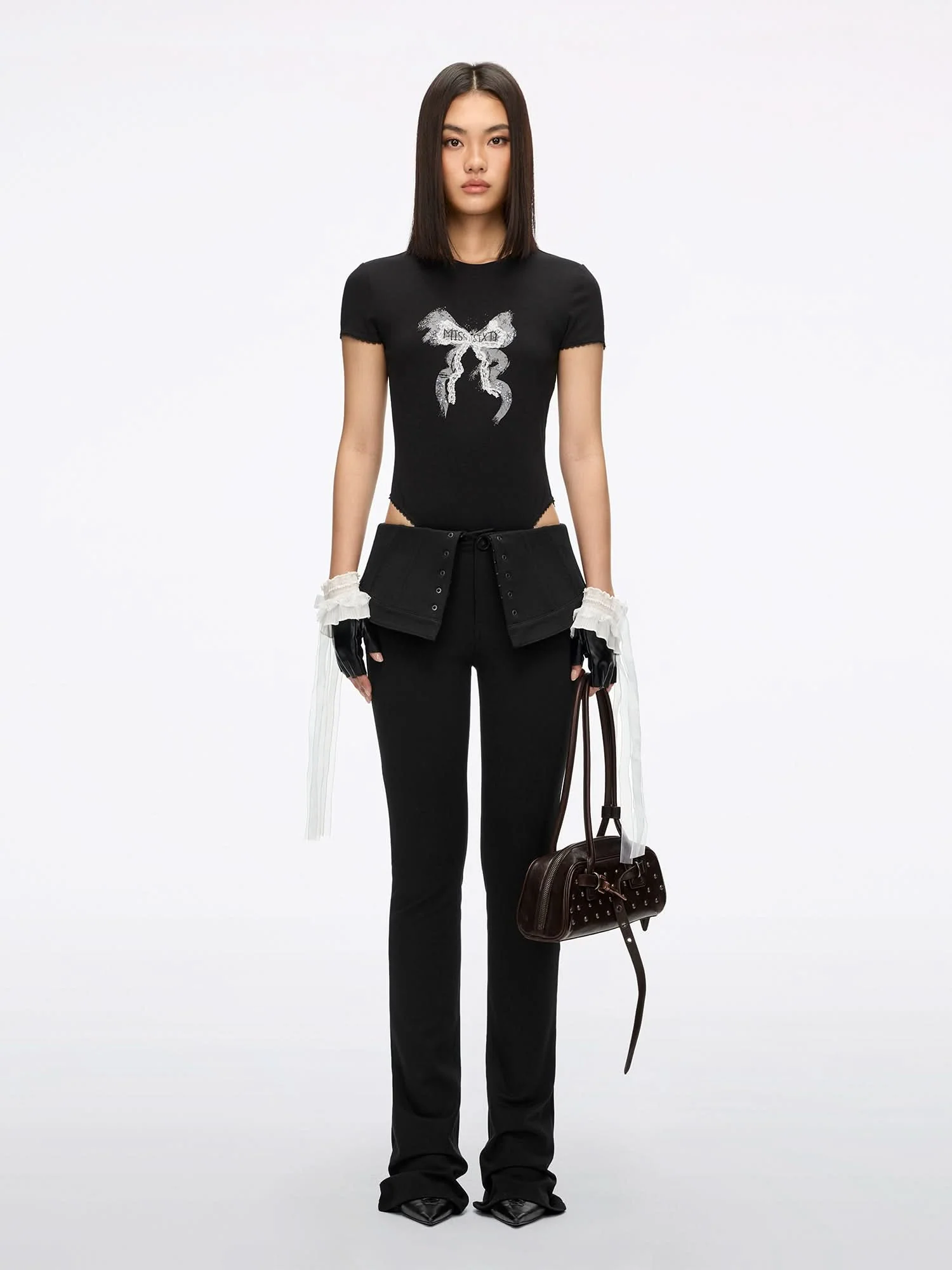 Beaded Bow Bodysuit - Image 4