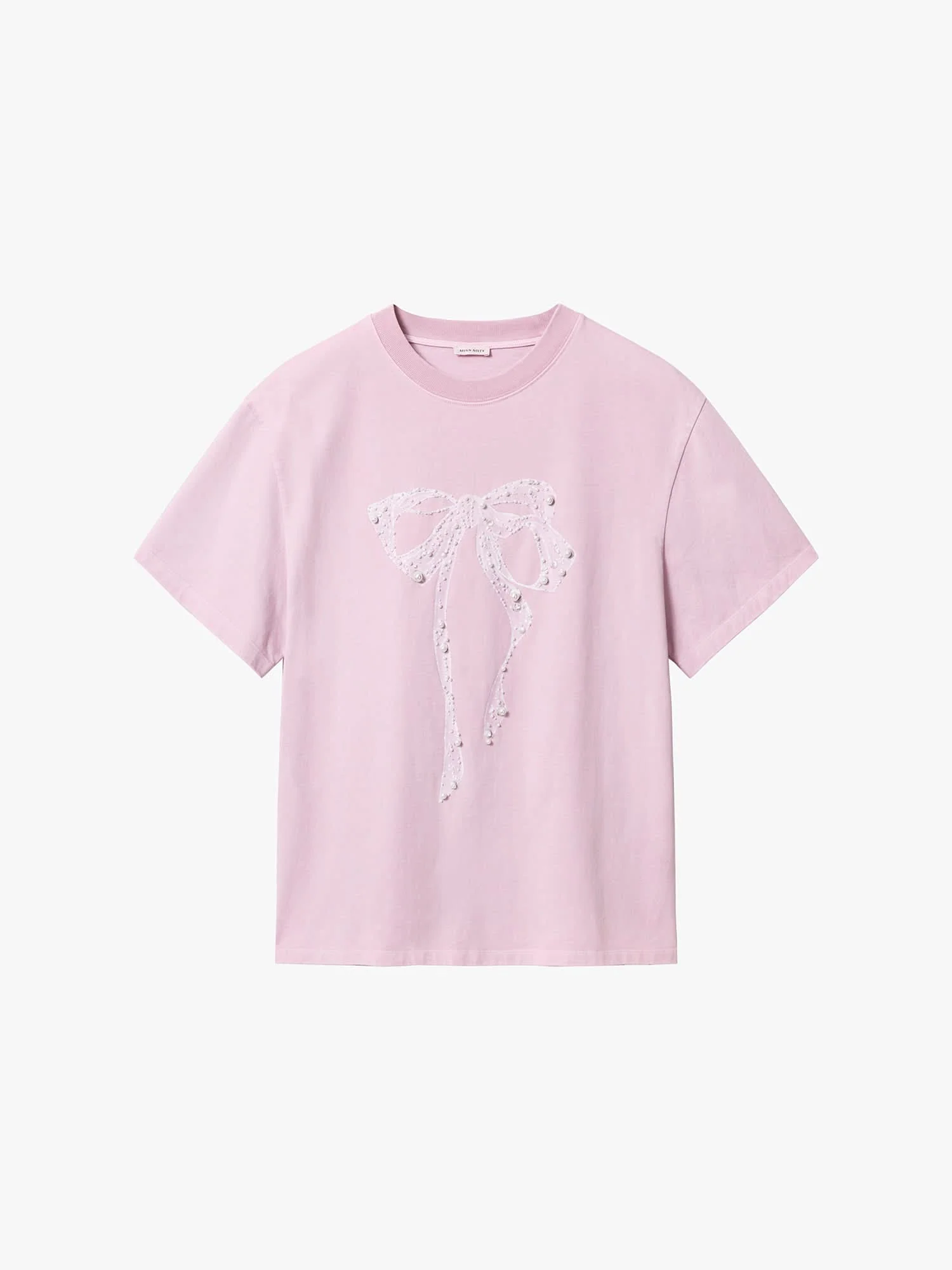 Beaded Bow T-shirt - Image 10