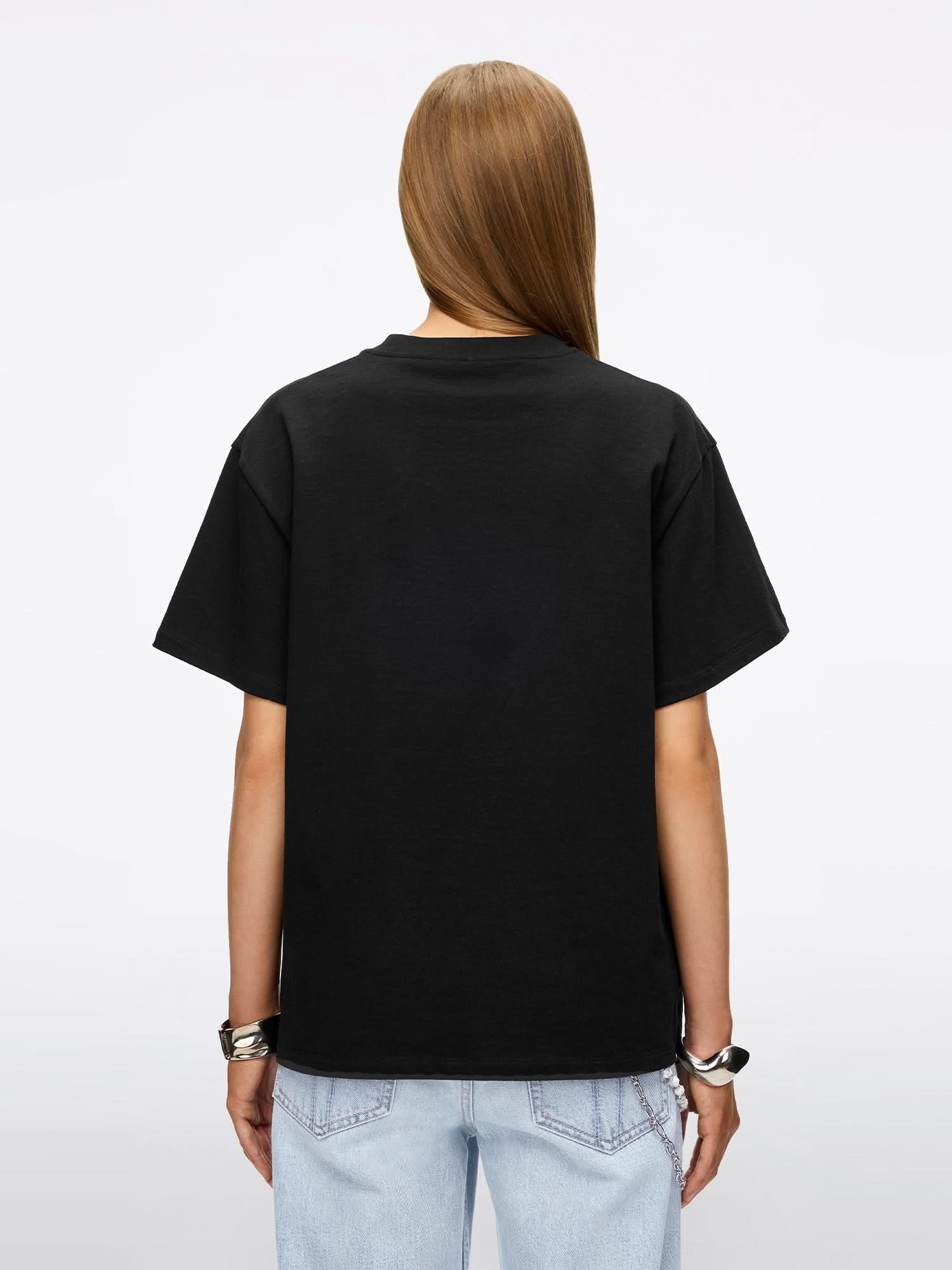 Beaded Bow T-shirt - Image 2