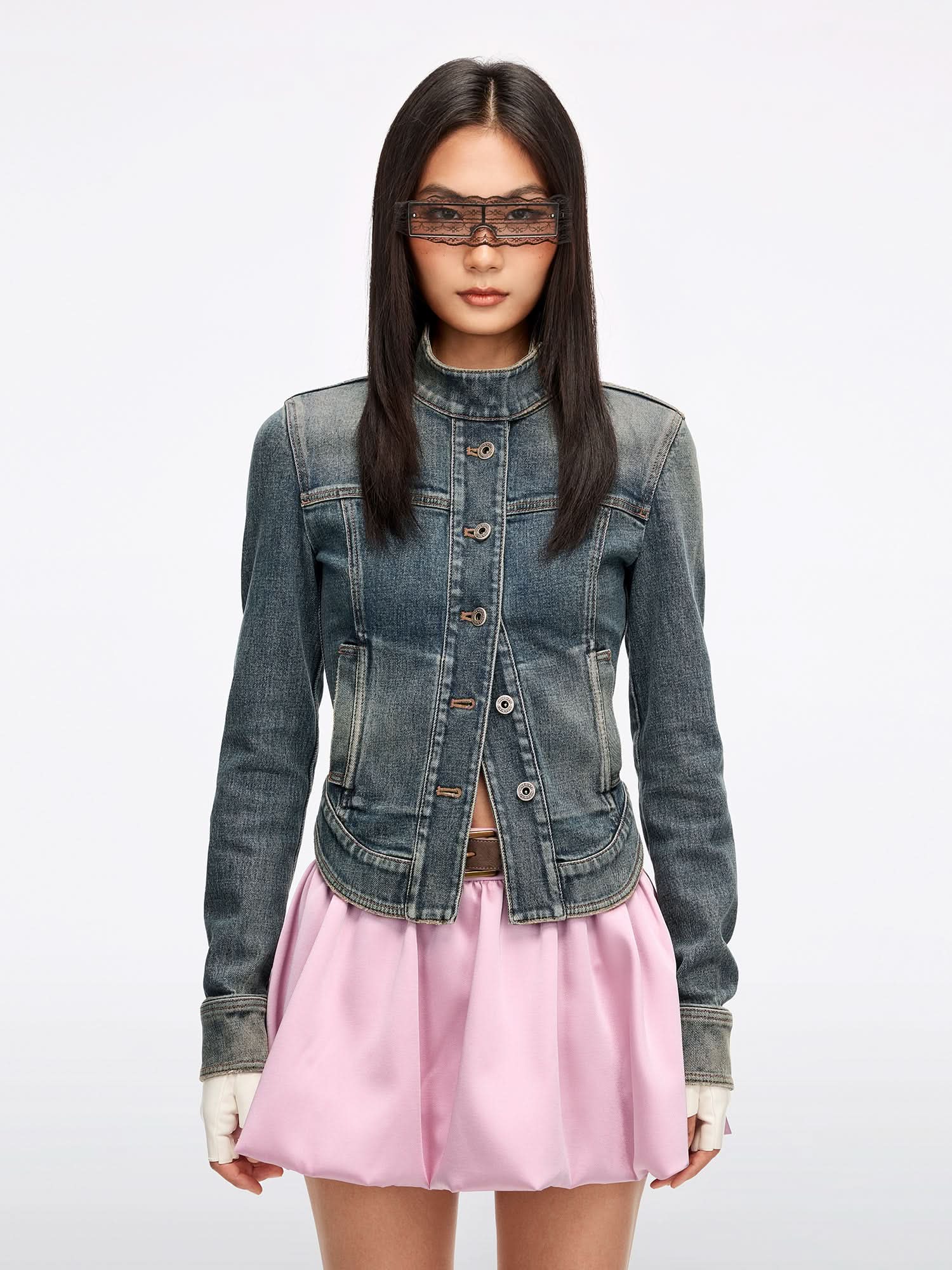 Beaded Denim Jacket