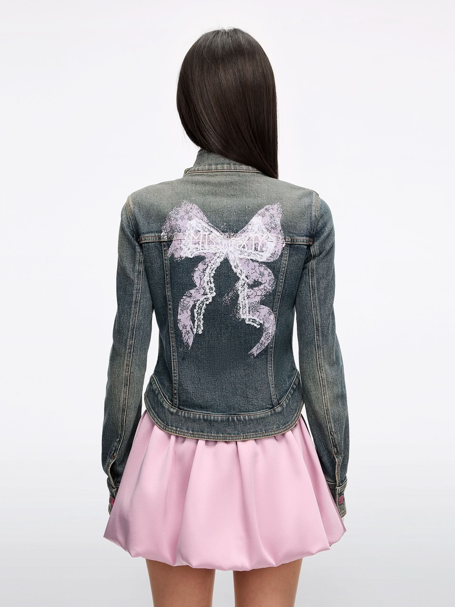 Beaded Denim Jacket - Image 2