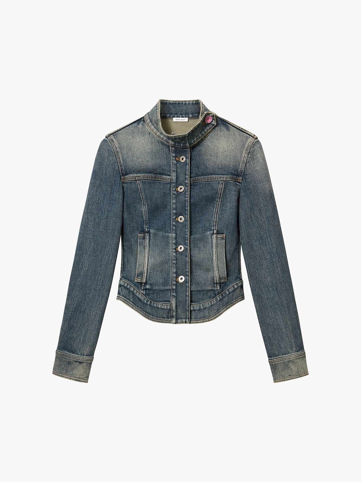 Beaded Denim Jacket - Image 5