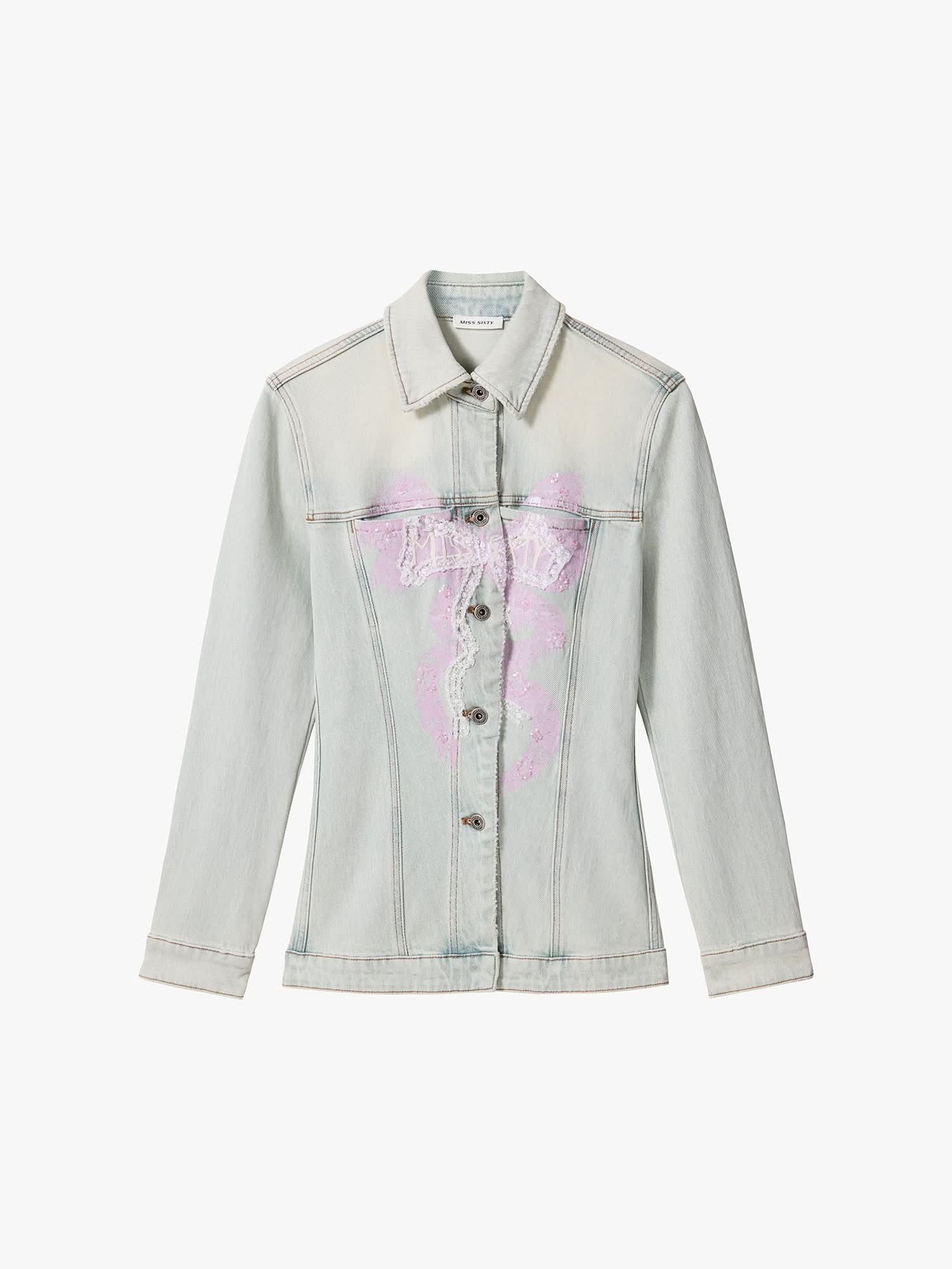 Beaded Denim Shirt - Image 5