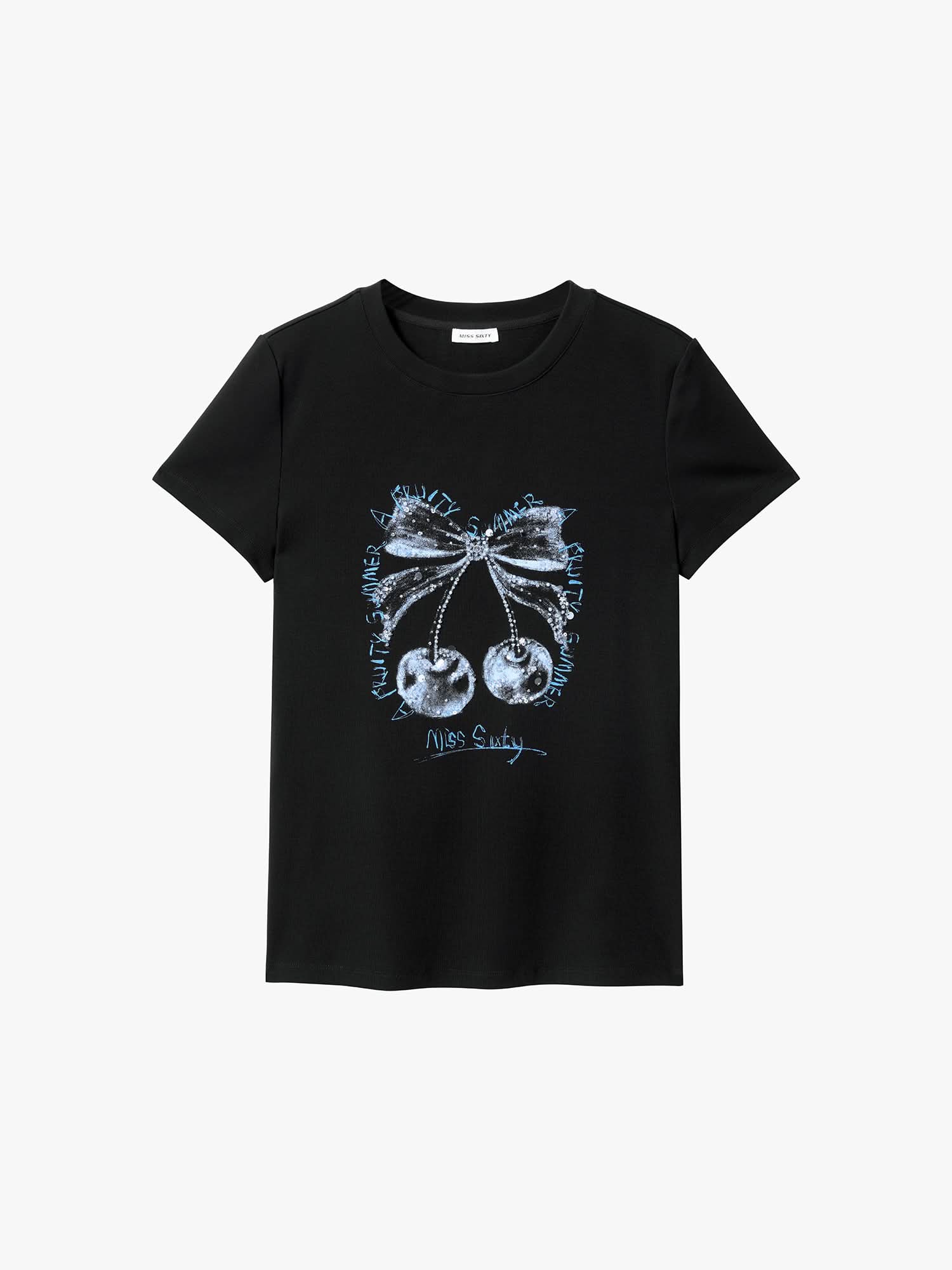Beaded Graphic Print T-Shirt - Image 10