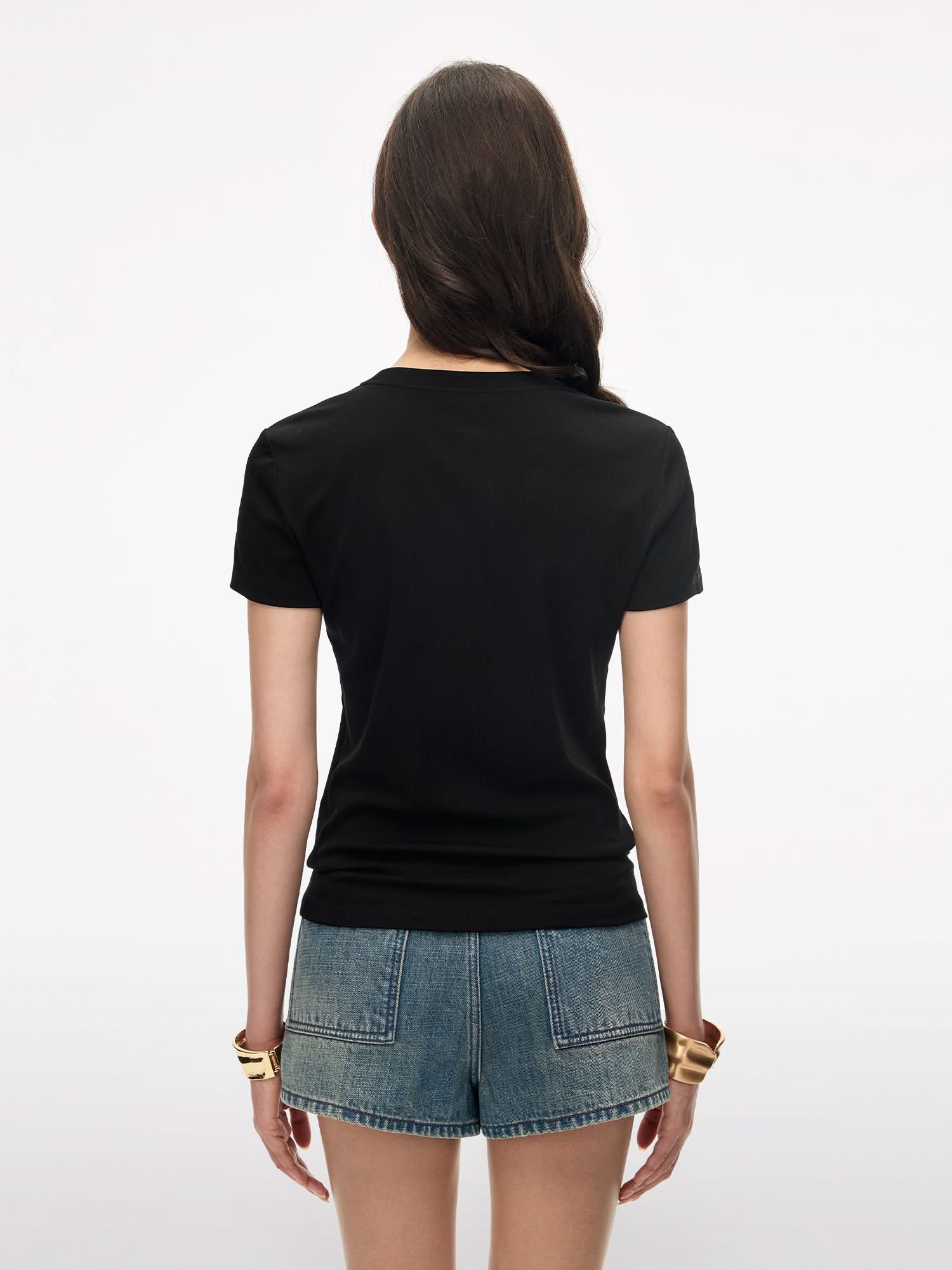 Beaded Graphic Print T-Shirt - Image 7