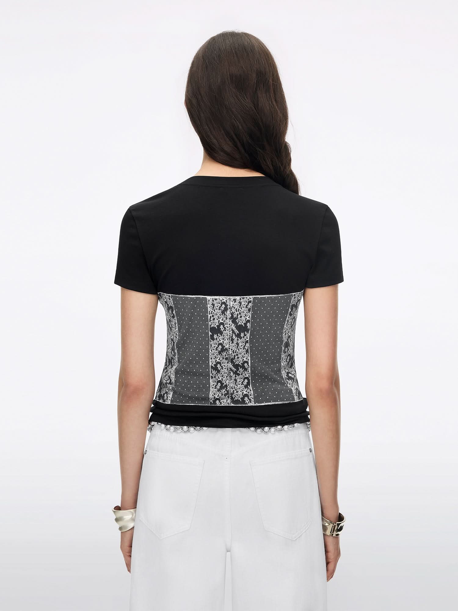 Beaded Graphic T-Shirt - Image 2