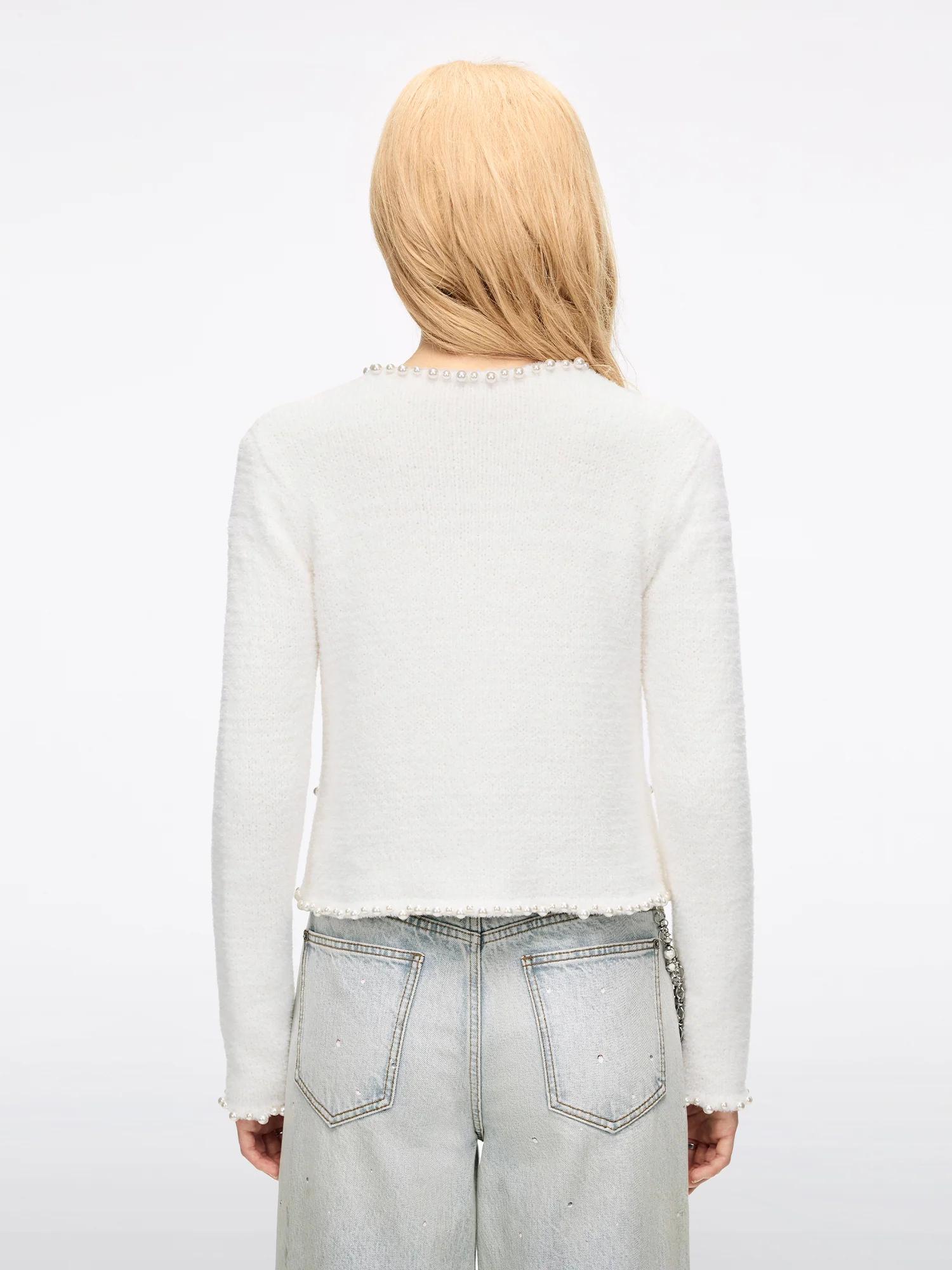 Beaded Knit Cardigan - Image 2