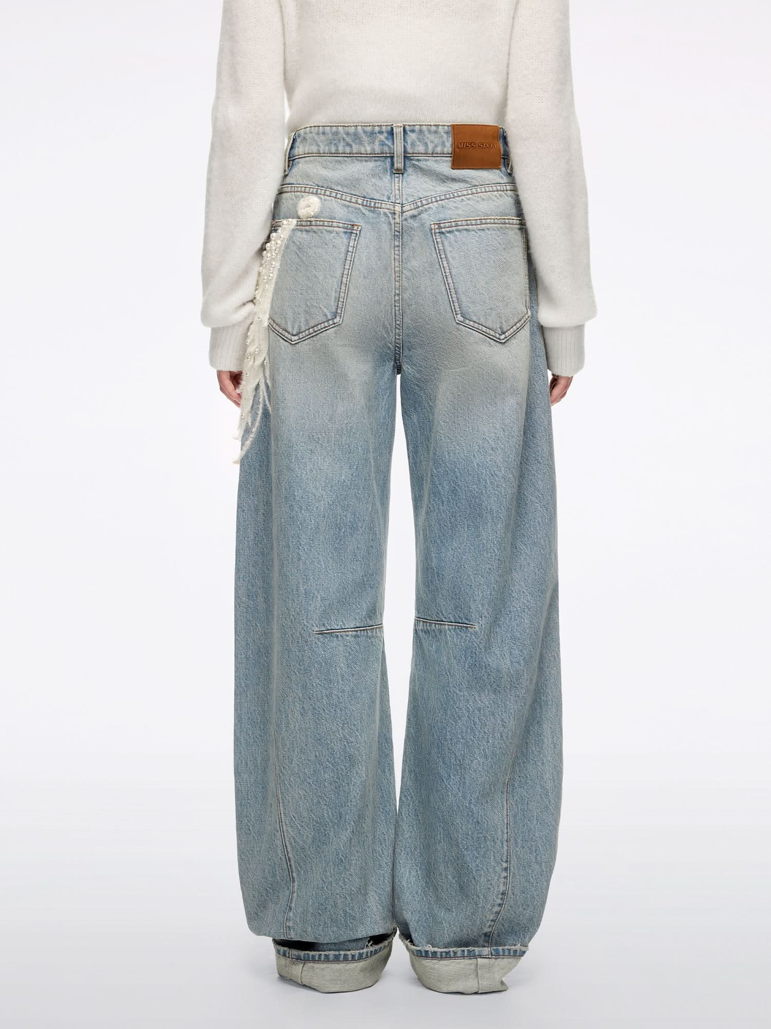 Beaded Wing Scimitar Jeans - Image 3