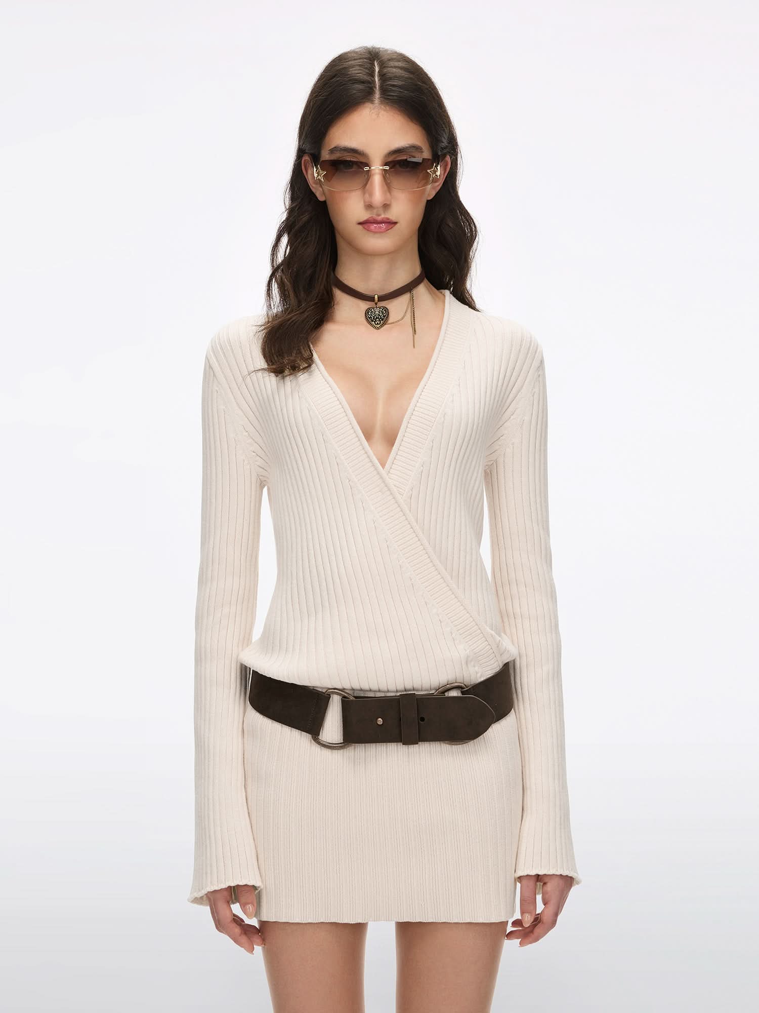 Belted Knit Dress