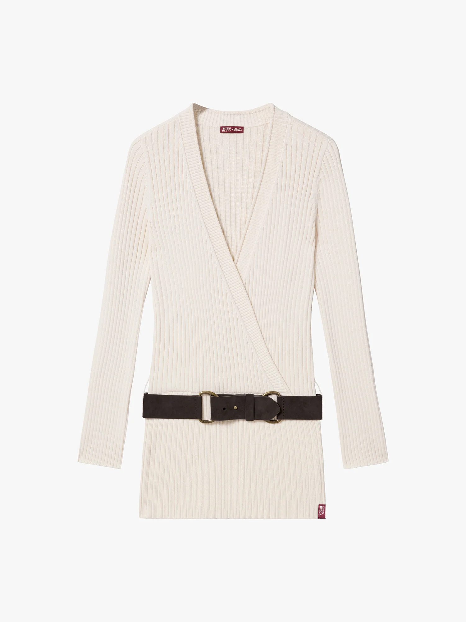 Belted Knit Dress - Image 5