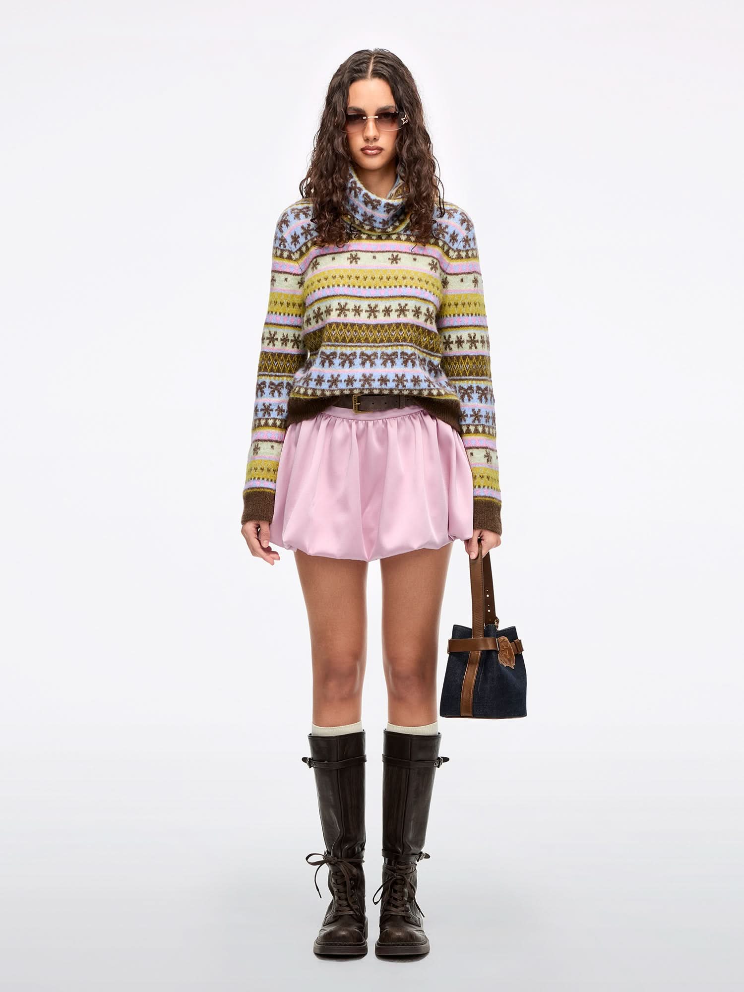 Belted Peplum Skirt - Image 2