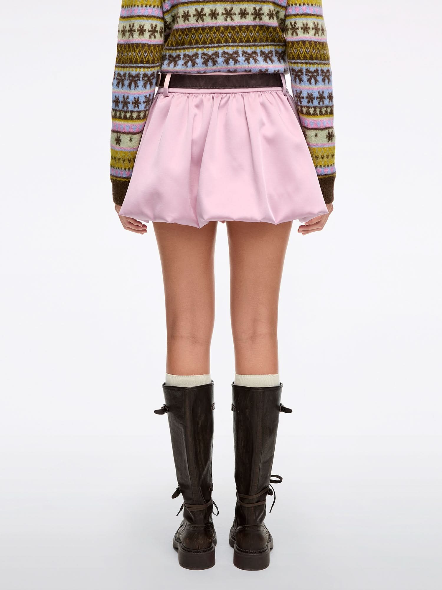 Belted Peplum Skirt - Image 3