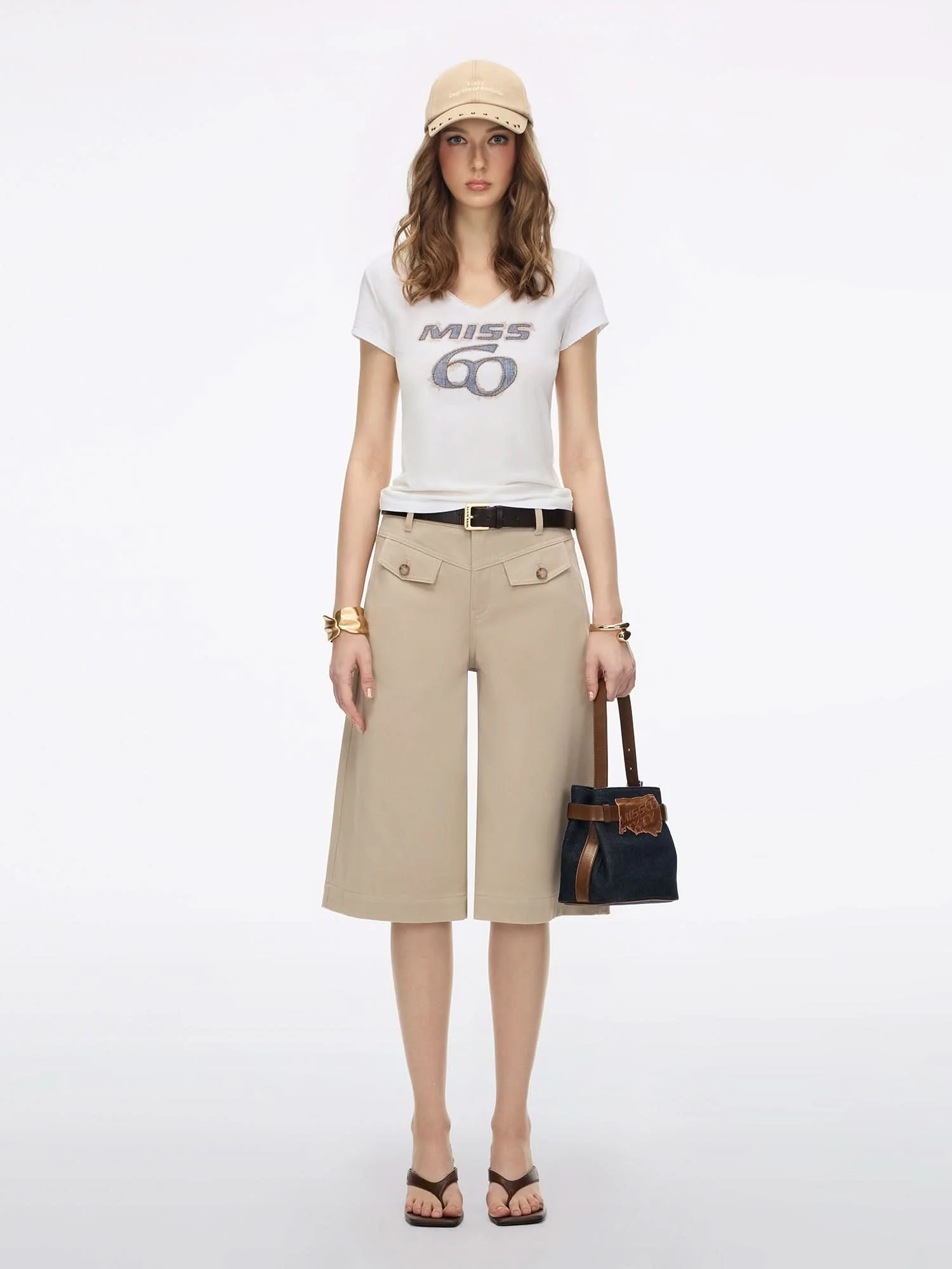 Bermuda Shorts with Belt - Image 2