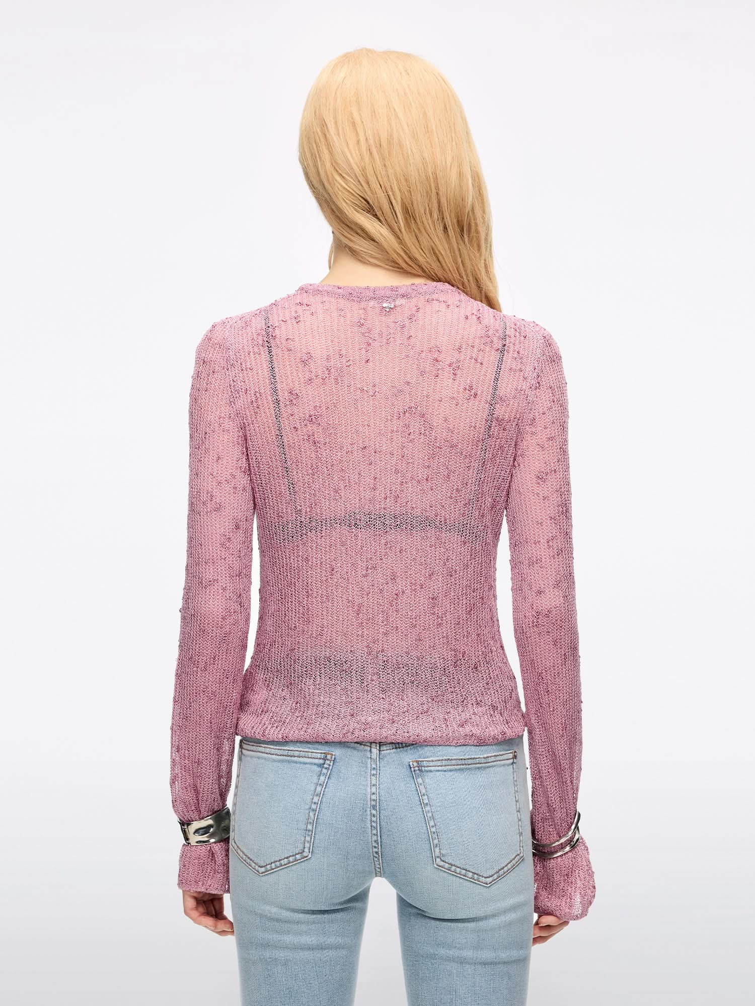 Bow-Embellished Knit Top - Image 2