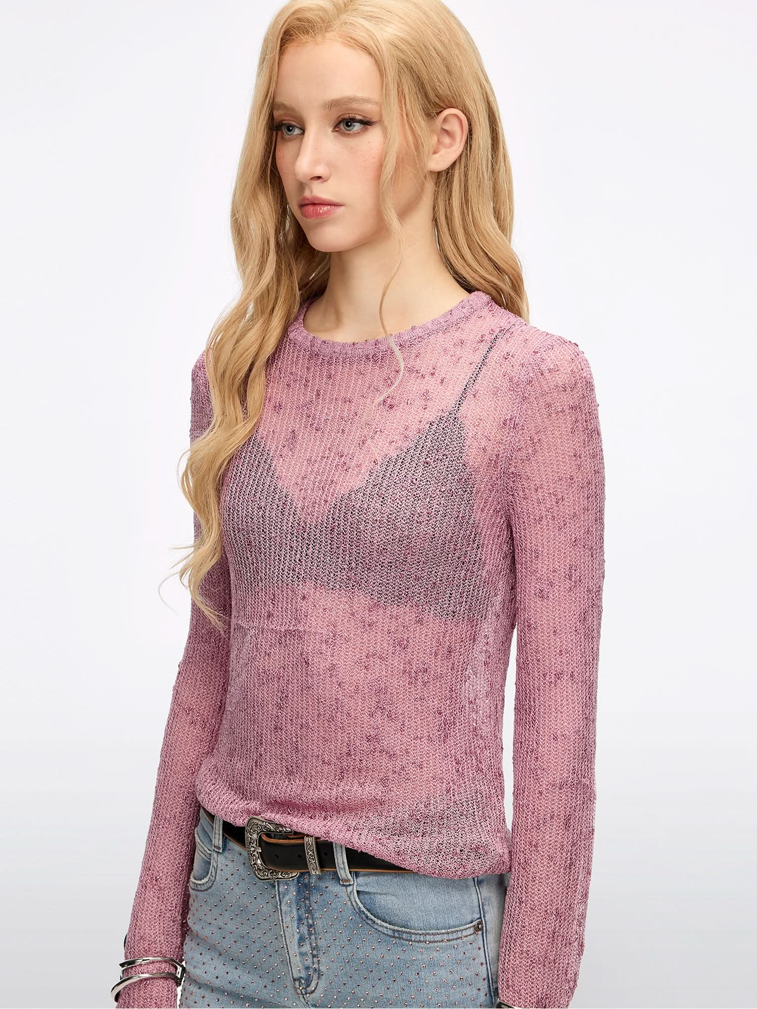 Bow-Embellished Knit Top - Image 3
