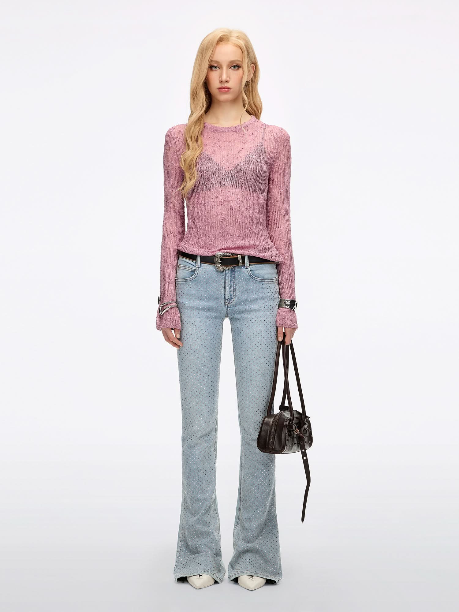 Bow-Embellished Knit Top - Image 4