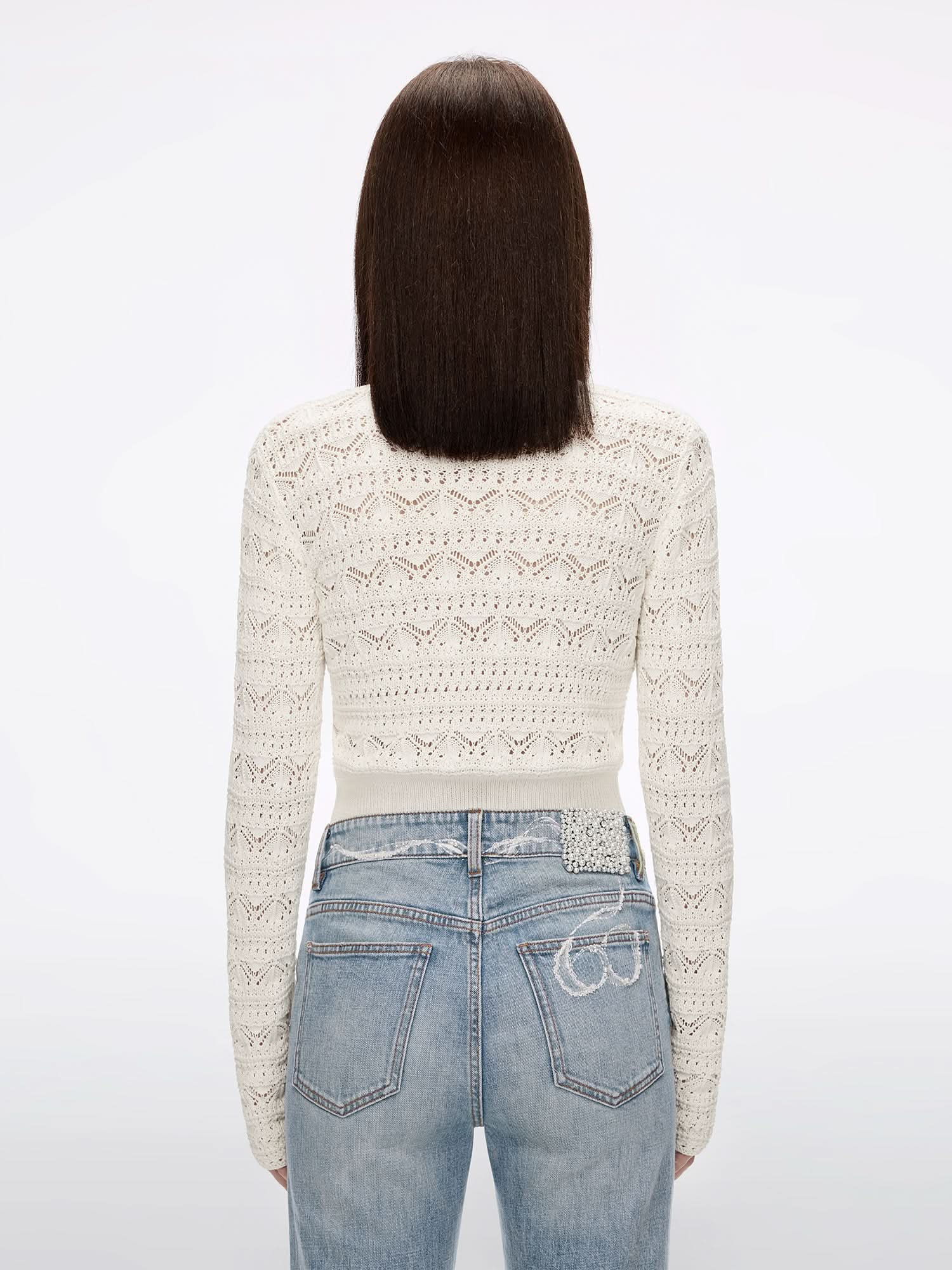 Button-Up Knit Cardigan - Image 2