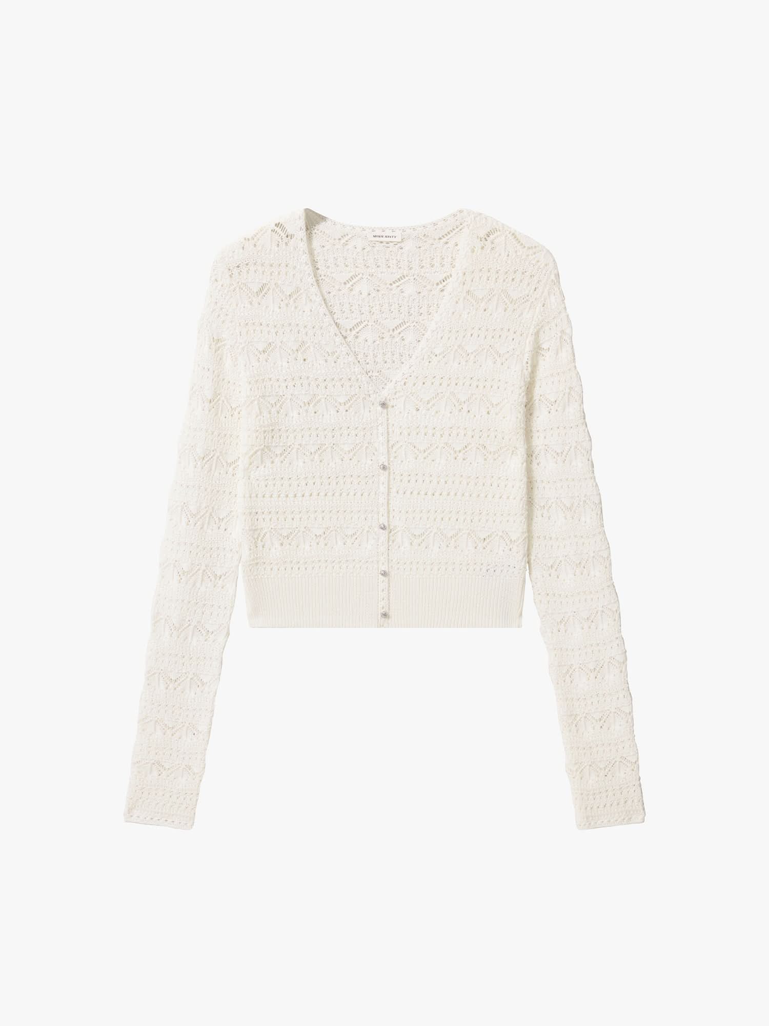 Button-Up Knit Cardigan - Image 5