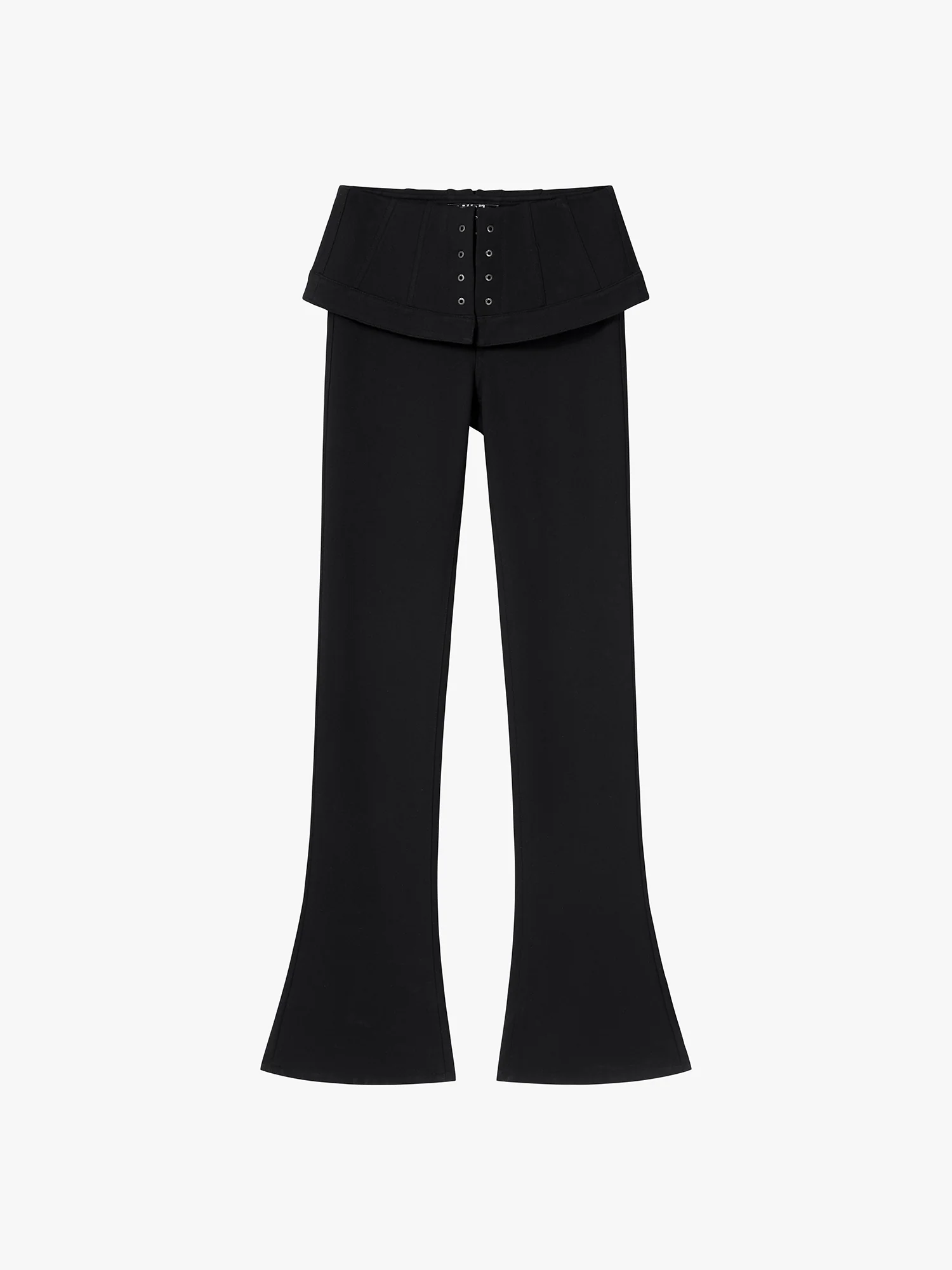 Corset-Waist Flared Pants - Image 5
