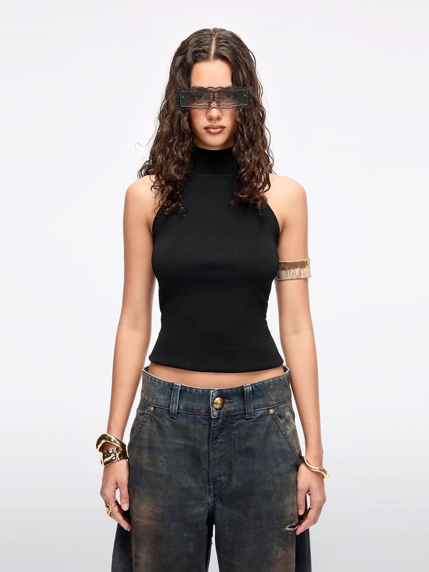 Cutout Shoulder Knitwear - Image 6