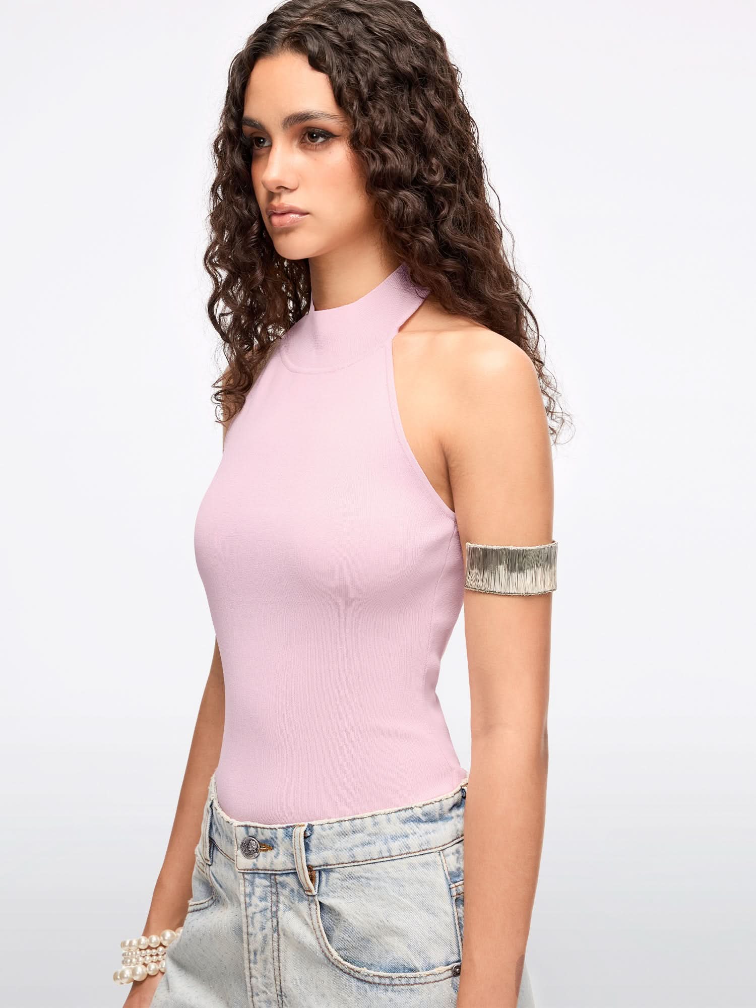 Cutout Shoulder Knitwear - Image 3