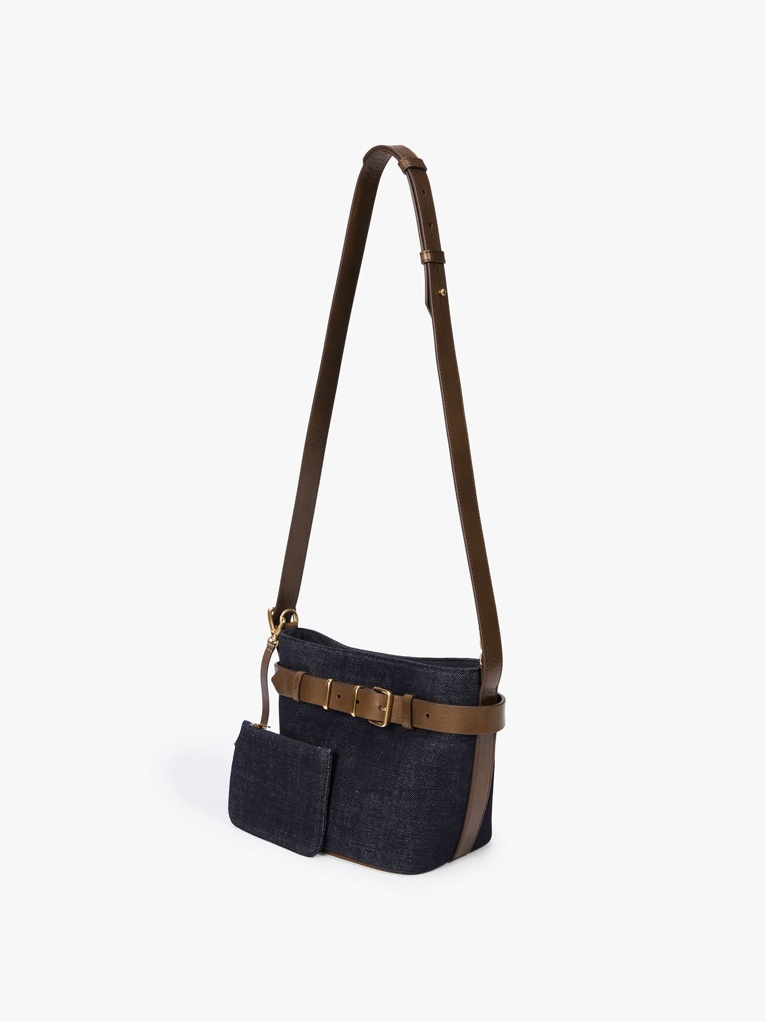 Denim Bucket Bag - Image 3