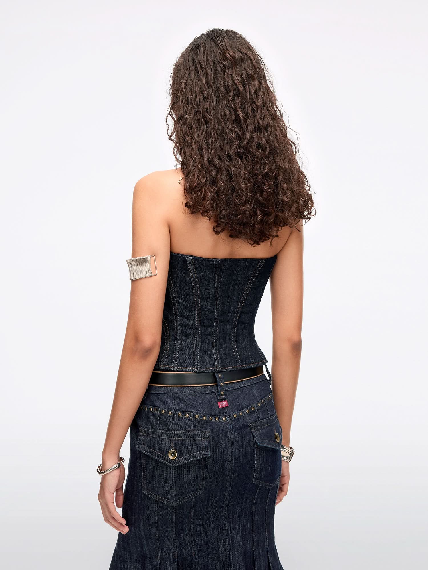 Denim Bustier - Image 2