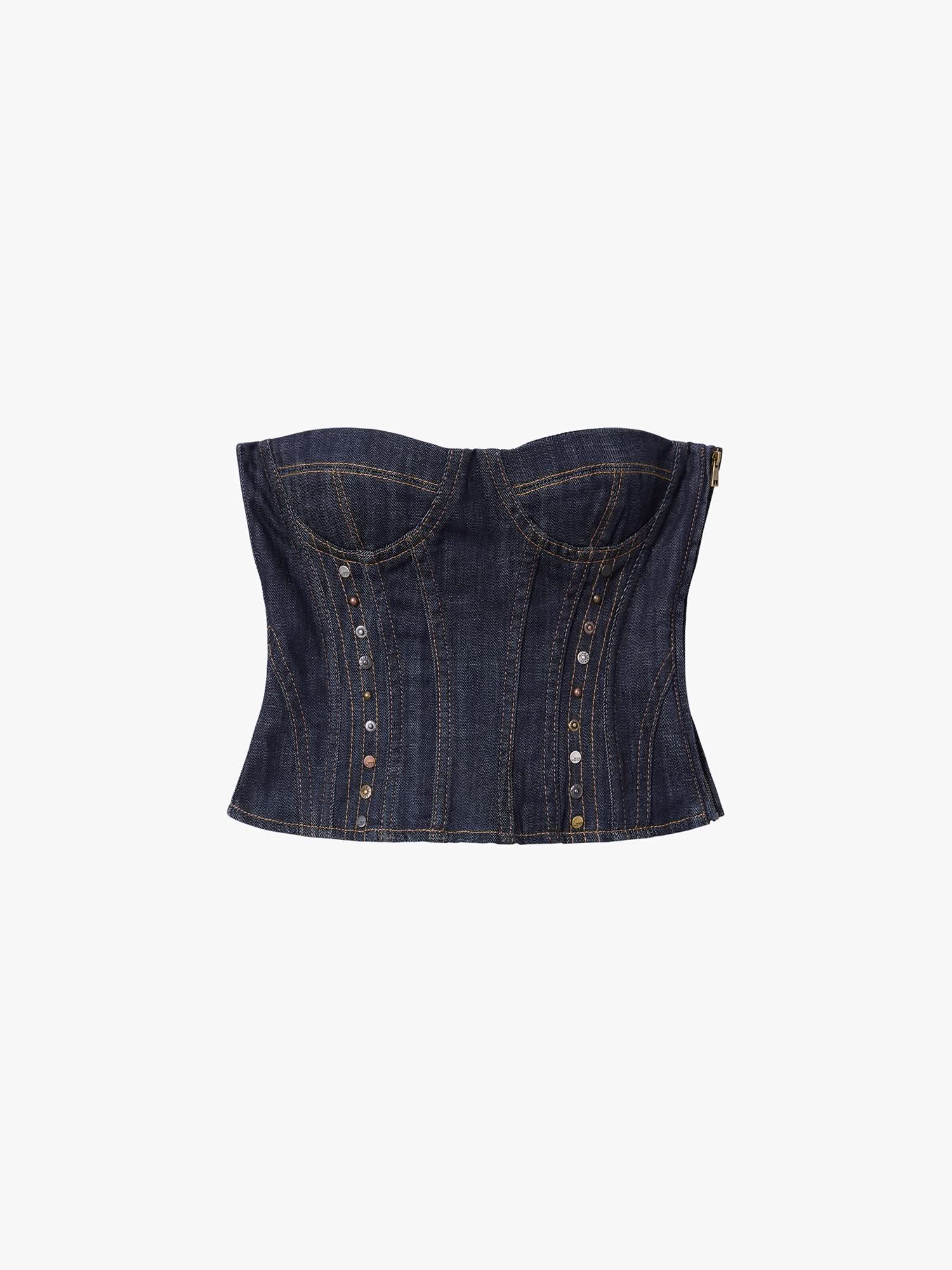 Denim Bustier - Image 5