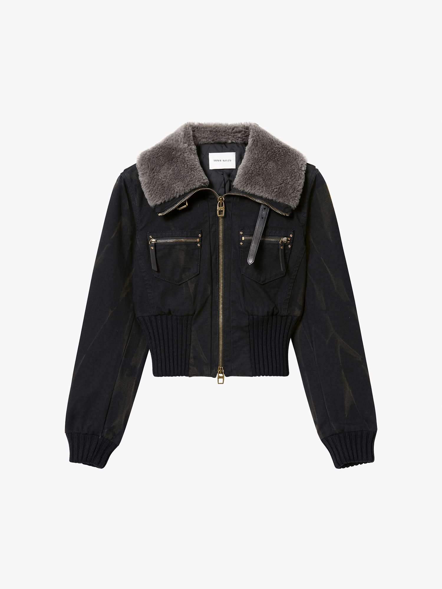 Denim Jacket with Fleece Collar - Image 5