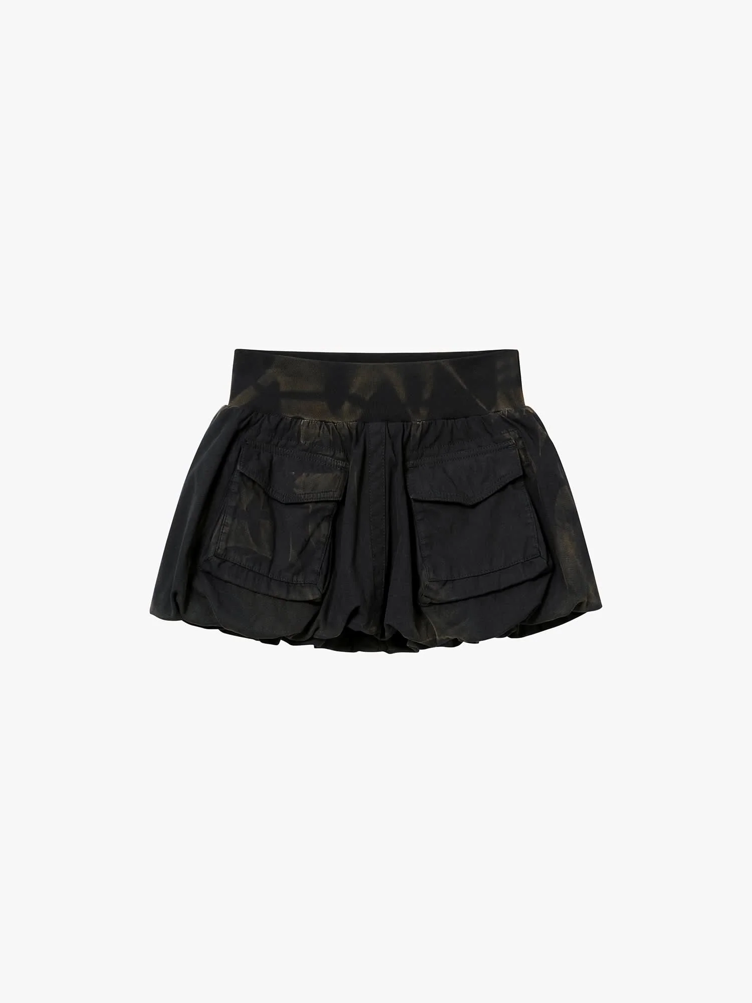 Distressed Denim Balloon Skirt - Image 5
