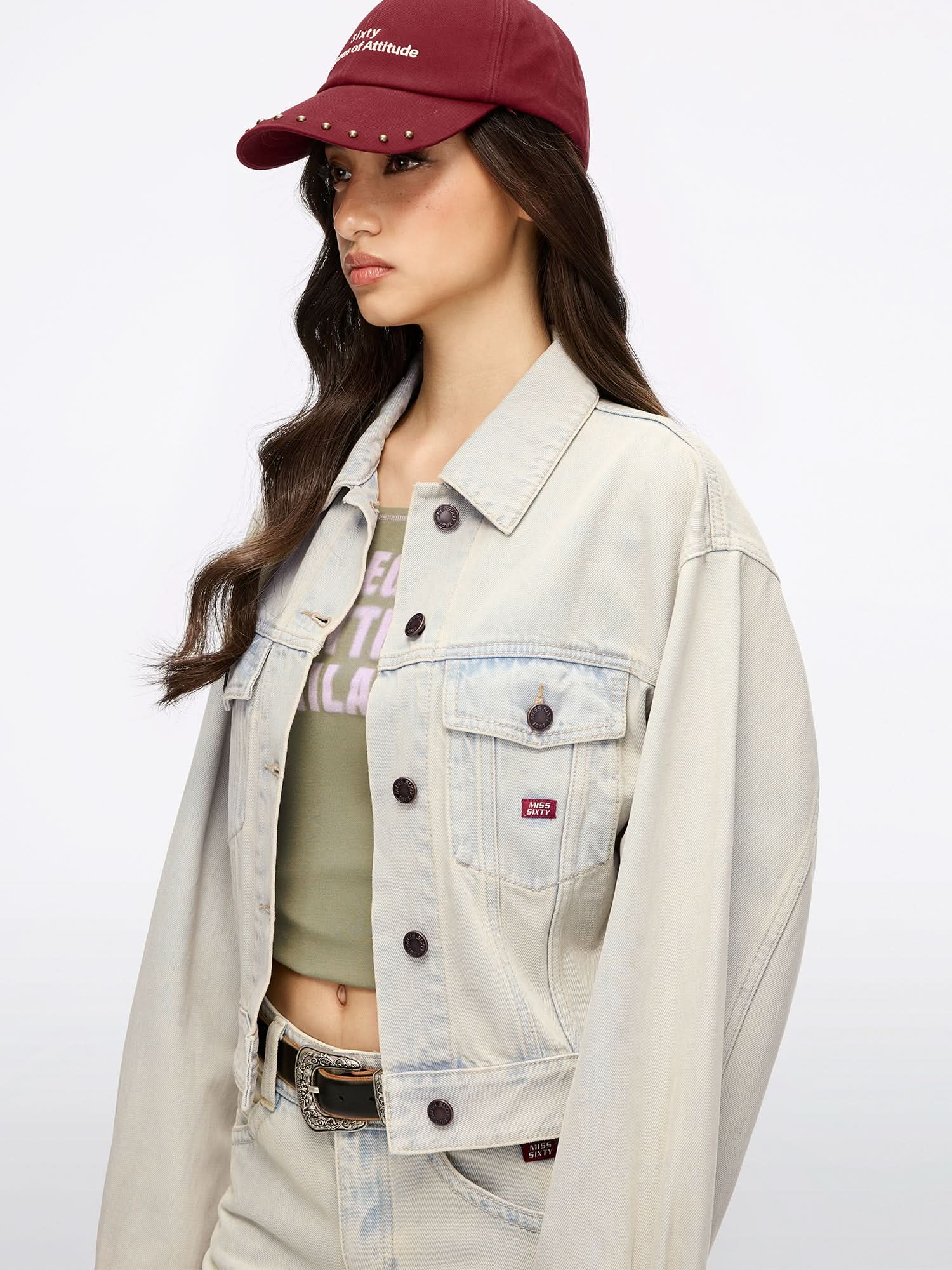 Distressed Denim Jacket - Image 3