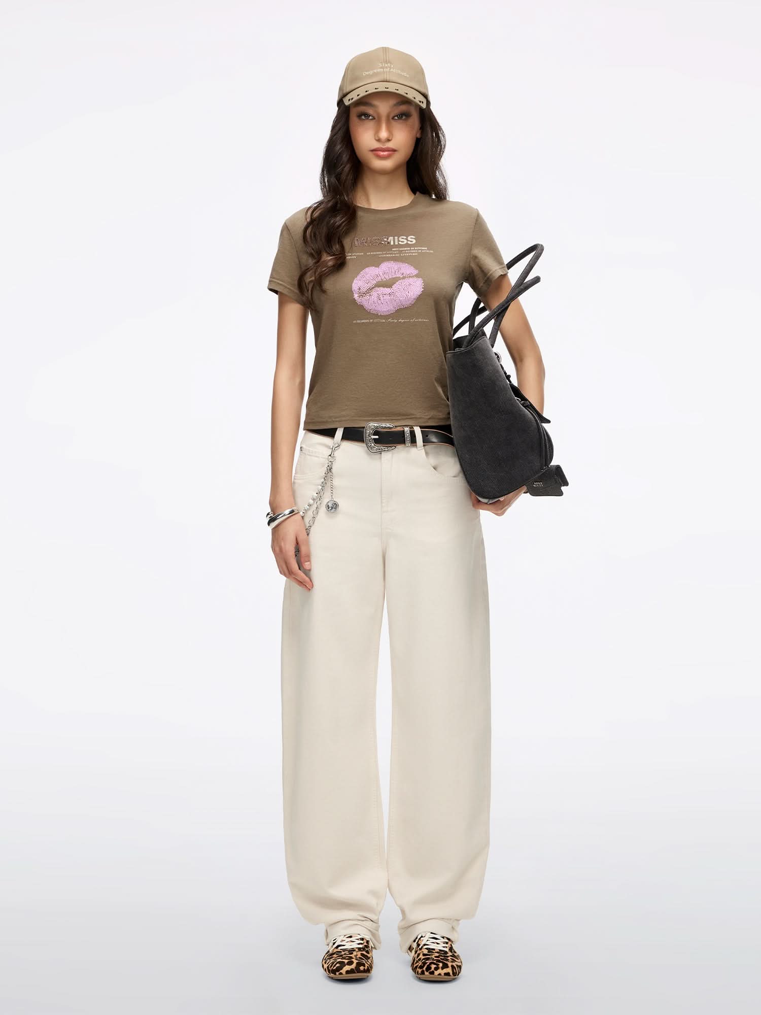 Distressed Denim Jeans-ELIZABETH - Image 2