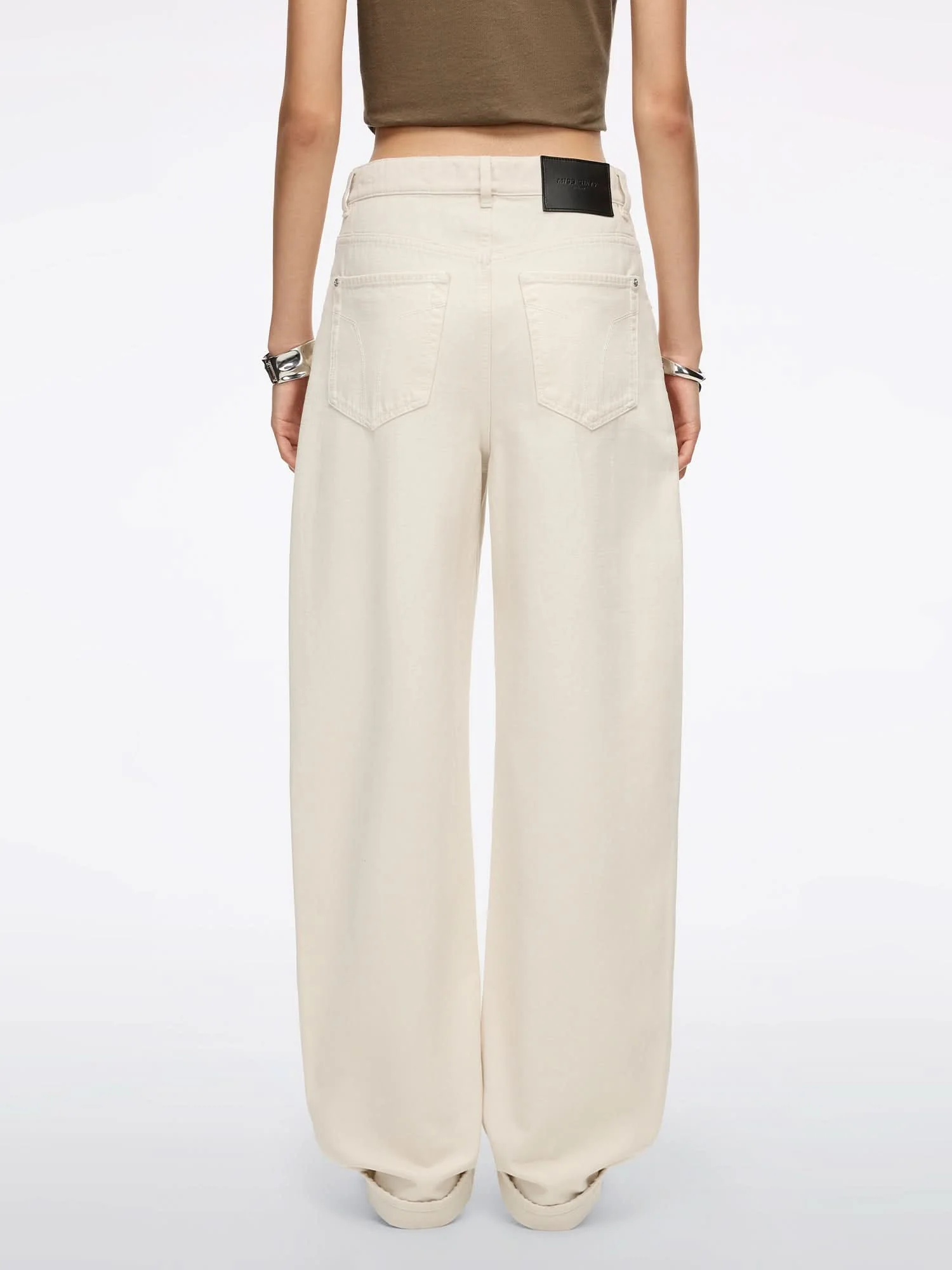 Distressed Denim Jeans-ELIZABETH - Image 3