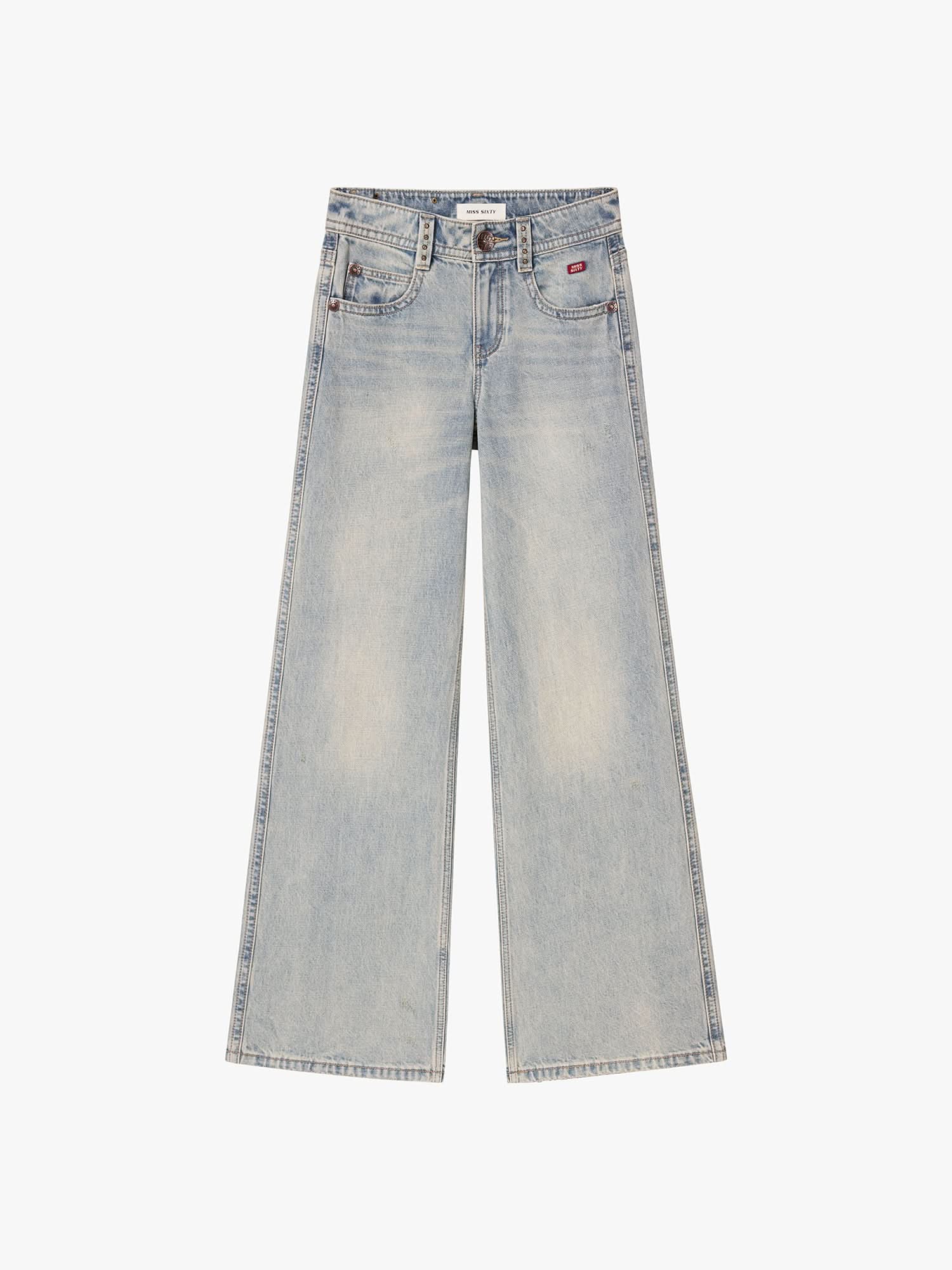 Distressed Flared Jeans - Image 5