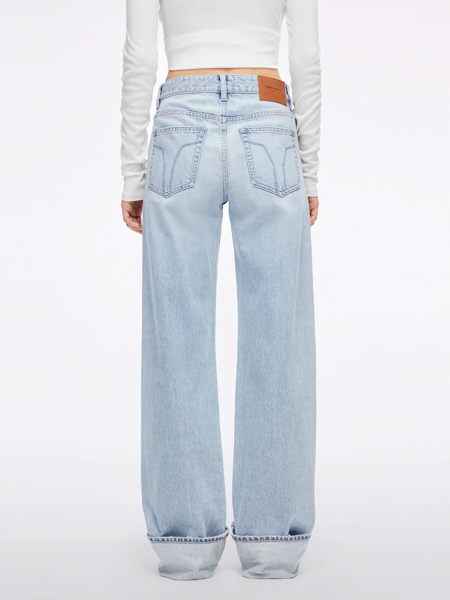 Distressed Straight-Leg Jeans - Image 3