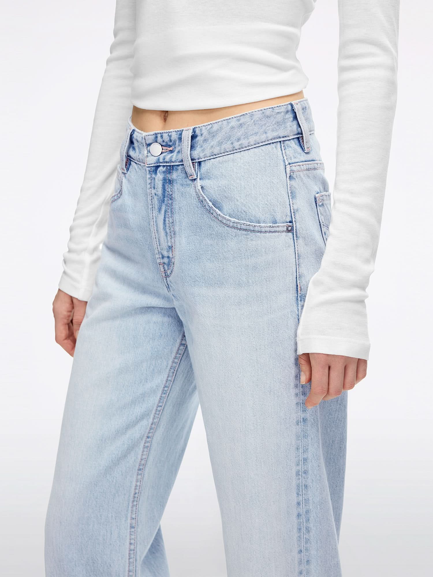 Distressed Straight-Leg Jeans - Image 4