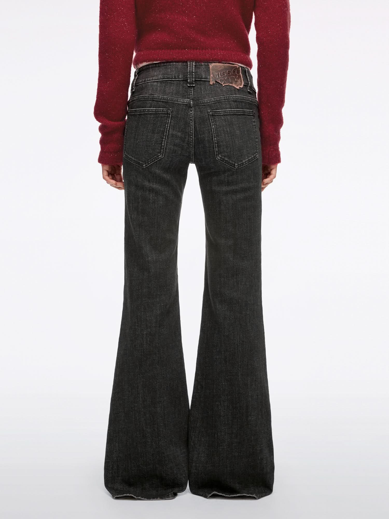 Double-Button Flared Jeans - Image 3