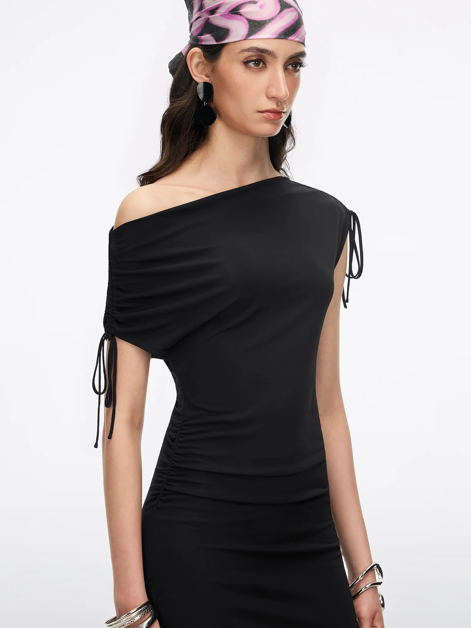 Drawstring Dress - Image 3
