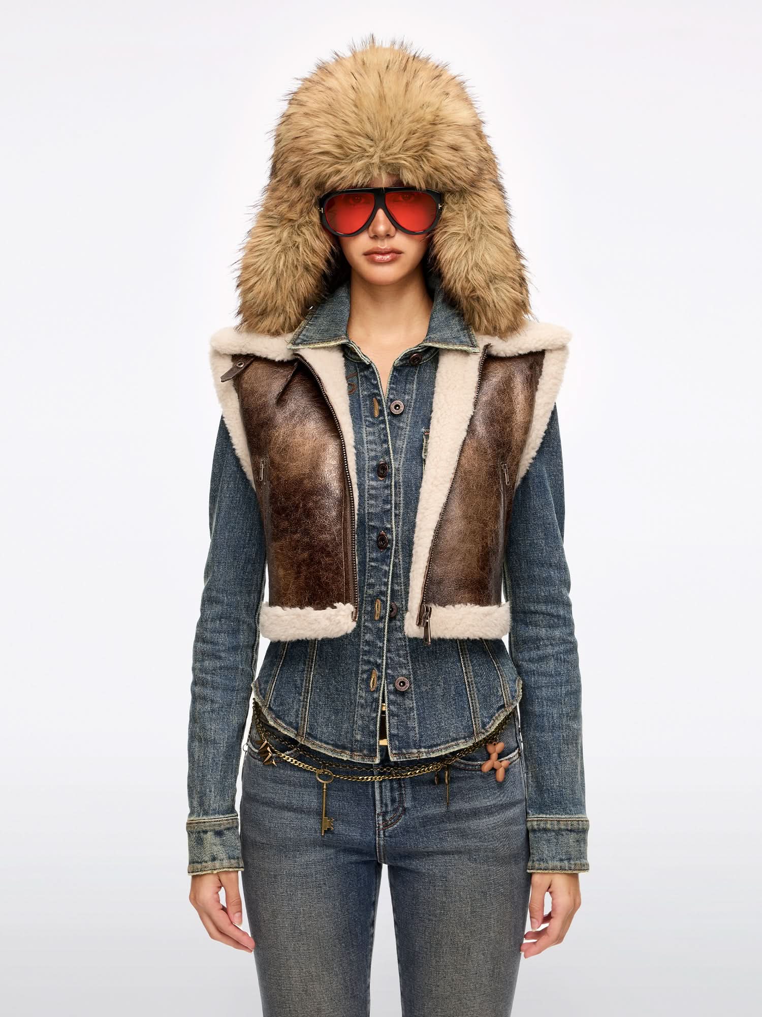 Eco-Friendly Faux Fur Vest - Image 2