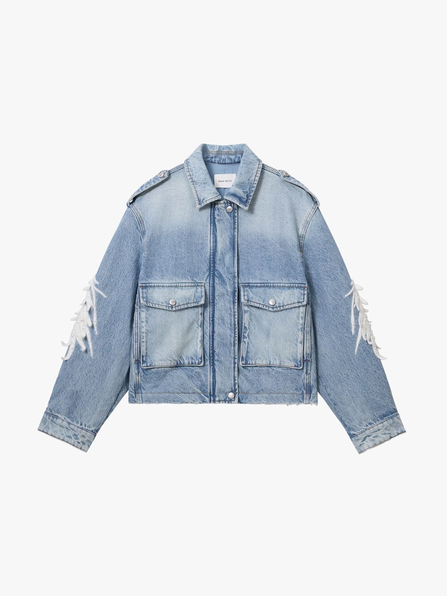 Embellished Denim Jacket - Image 5