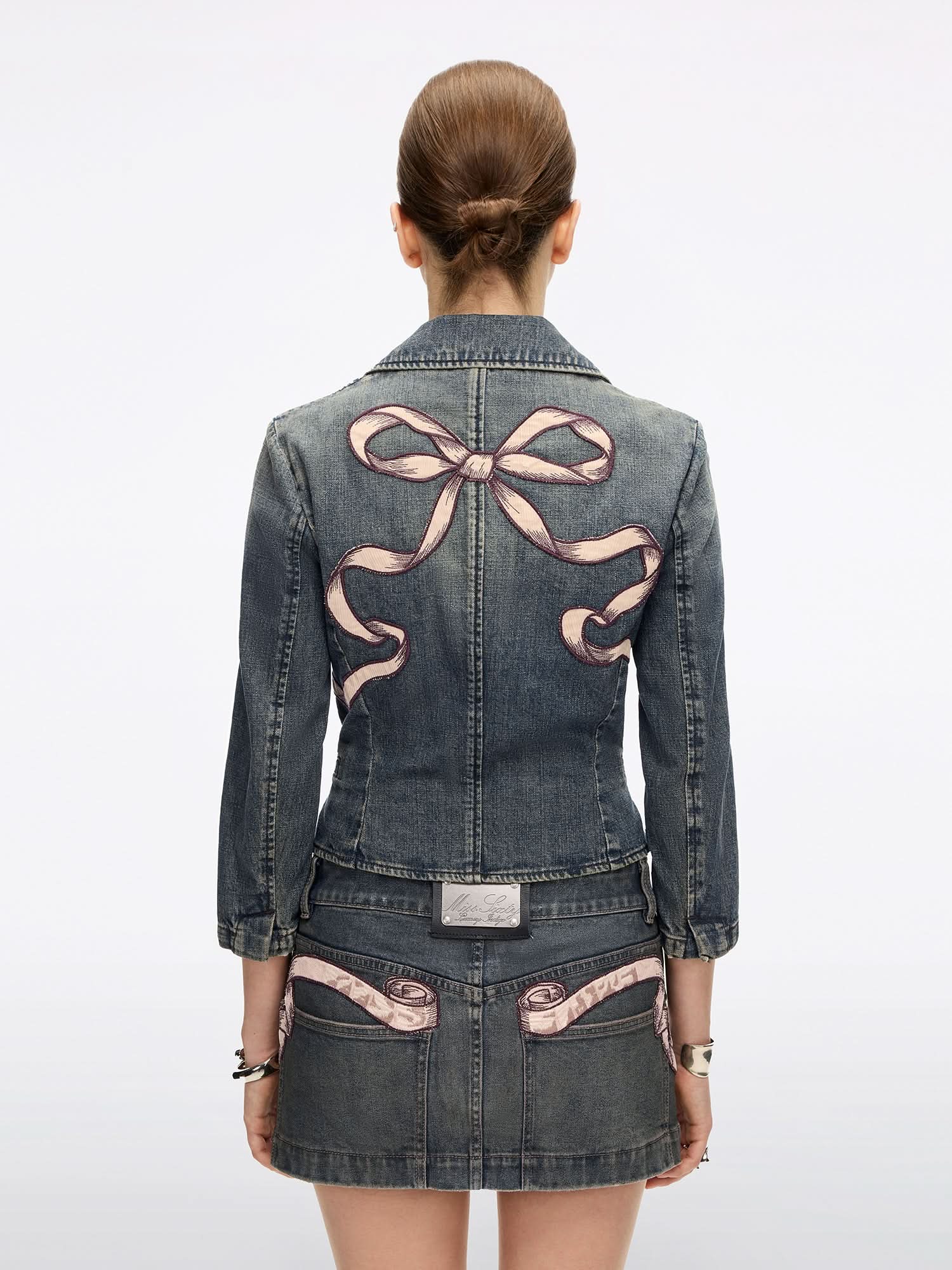 Embroidered Denim Jacket - Image 2