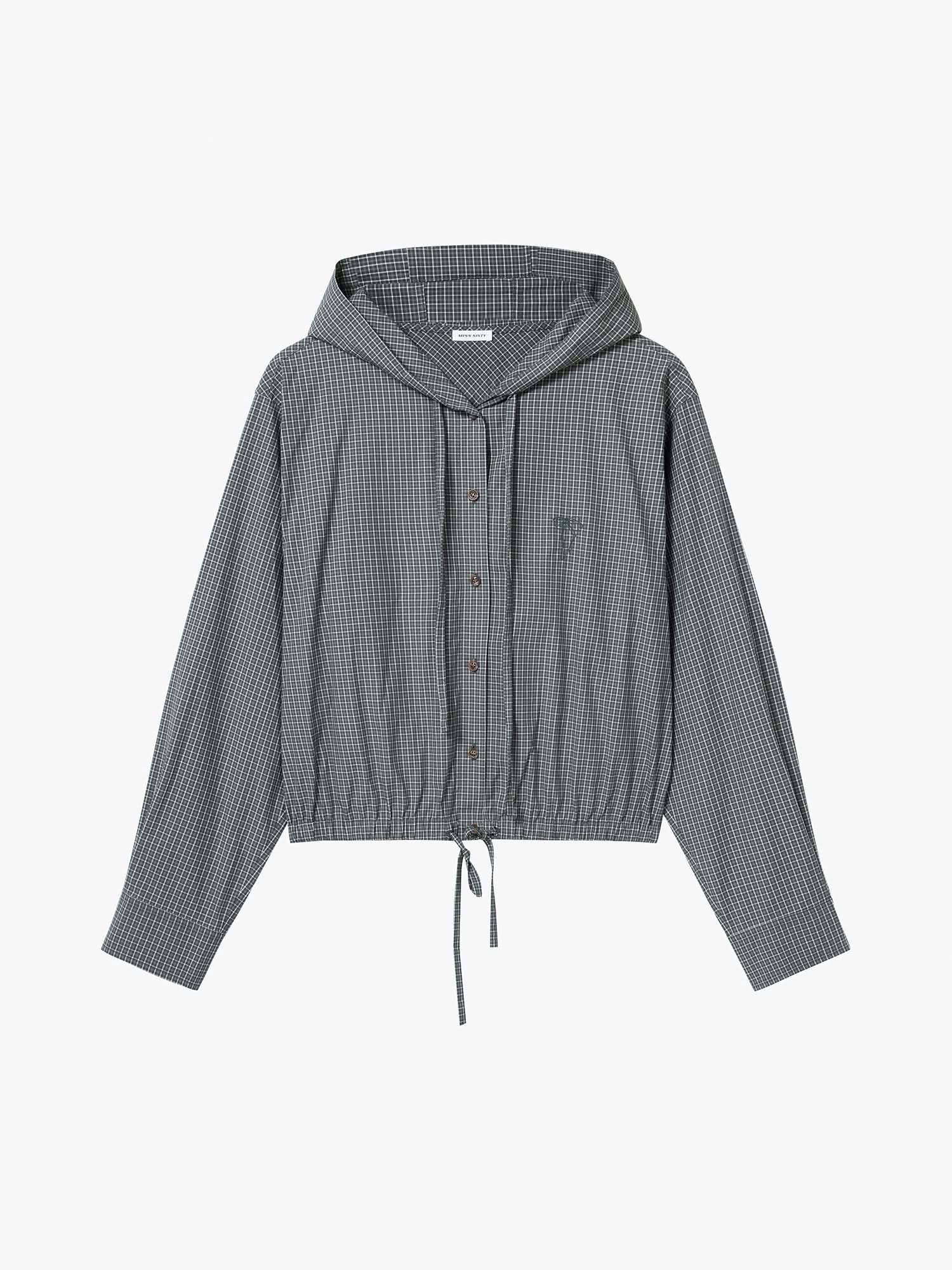 Embroidered Hooded Shirt - Image 5