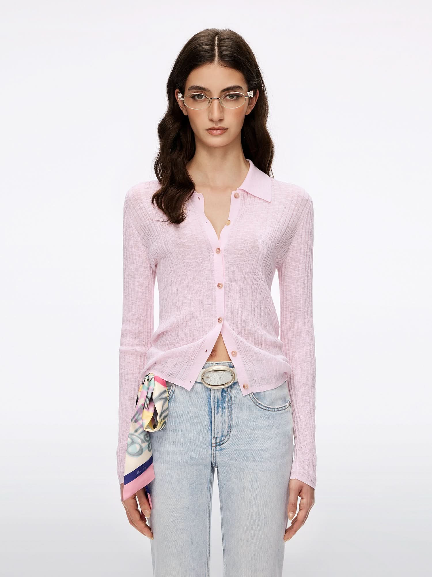 Embroidered Knit Cardigan - Image 6