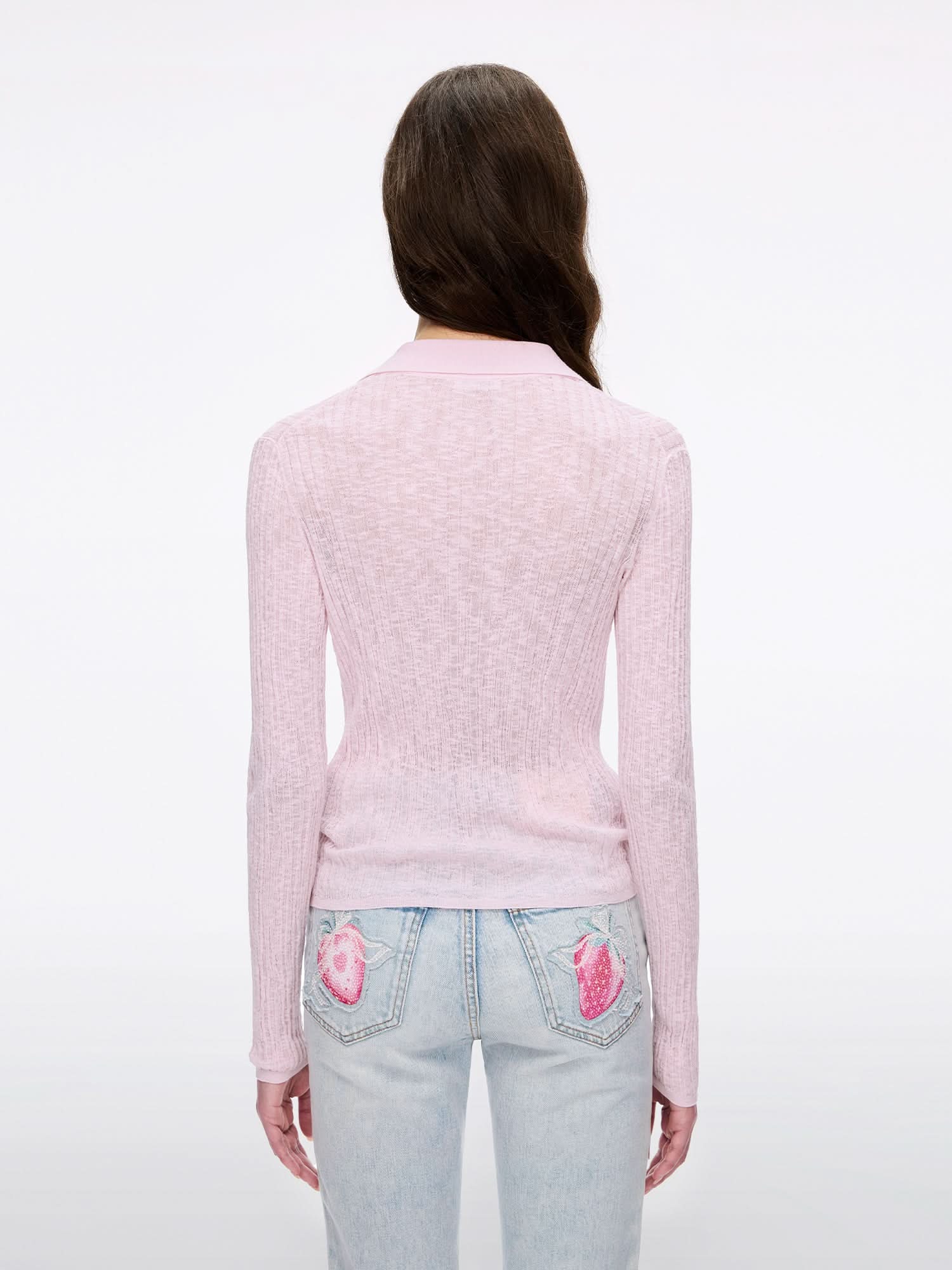 Embroidered Knit Cardigan - Image 7