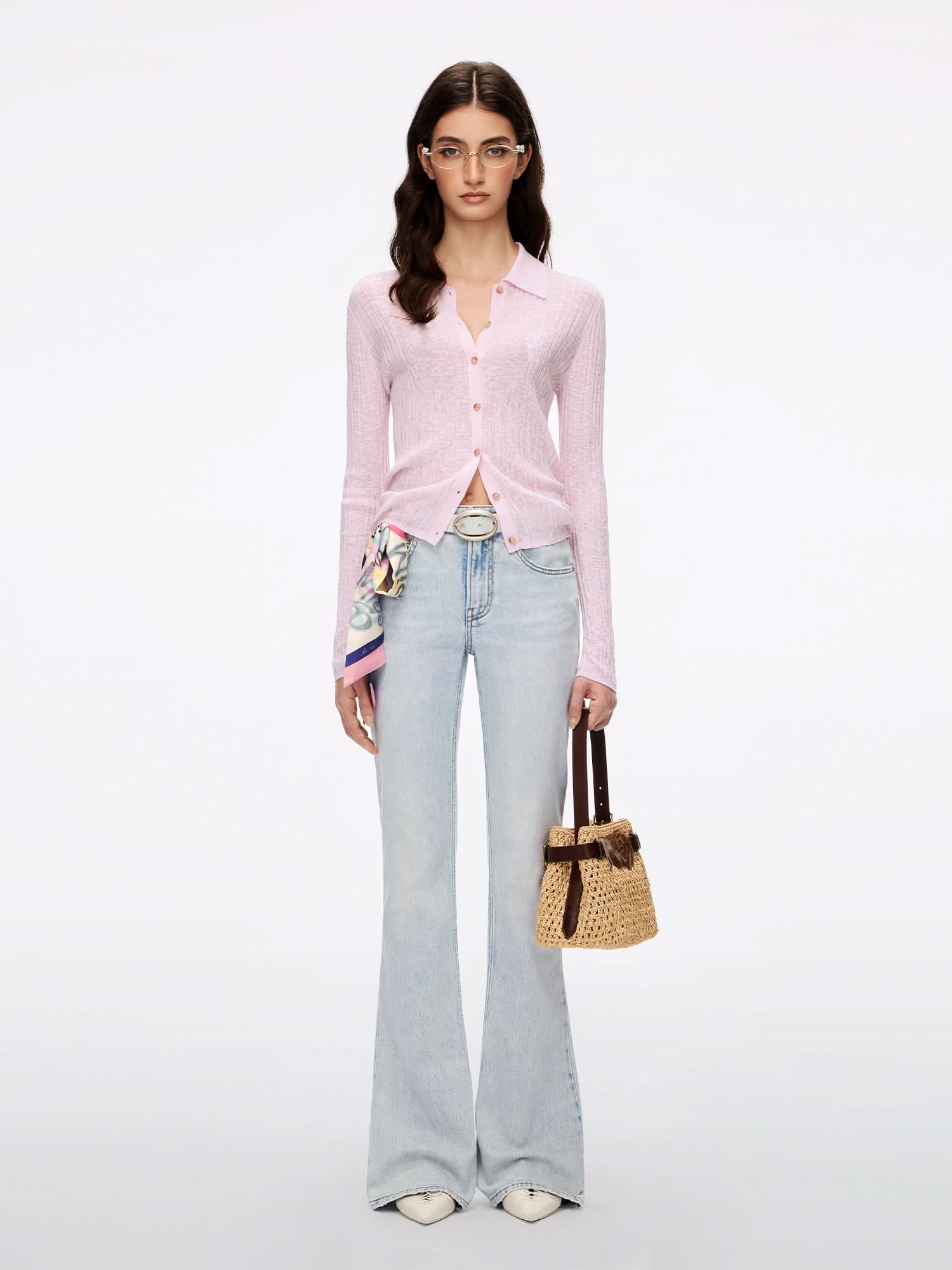 Embroidered Knit Cardigan - Image 9