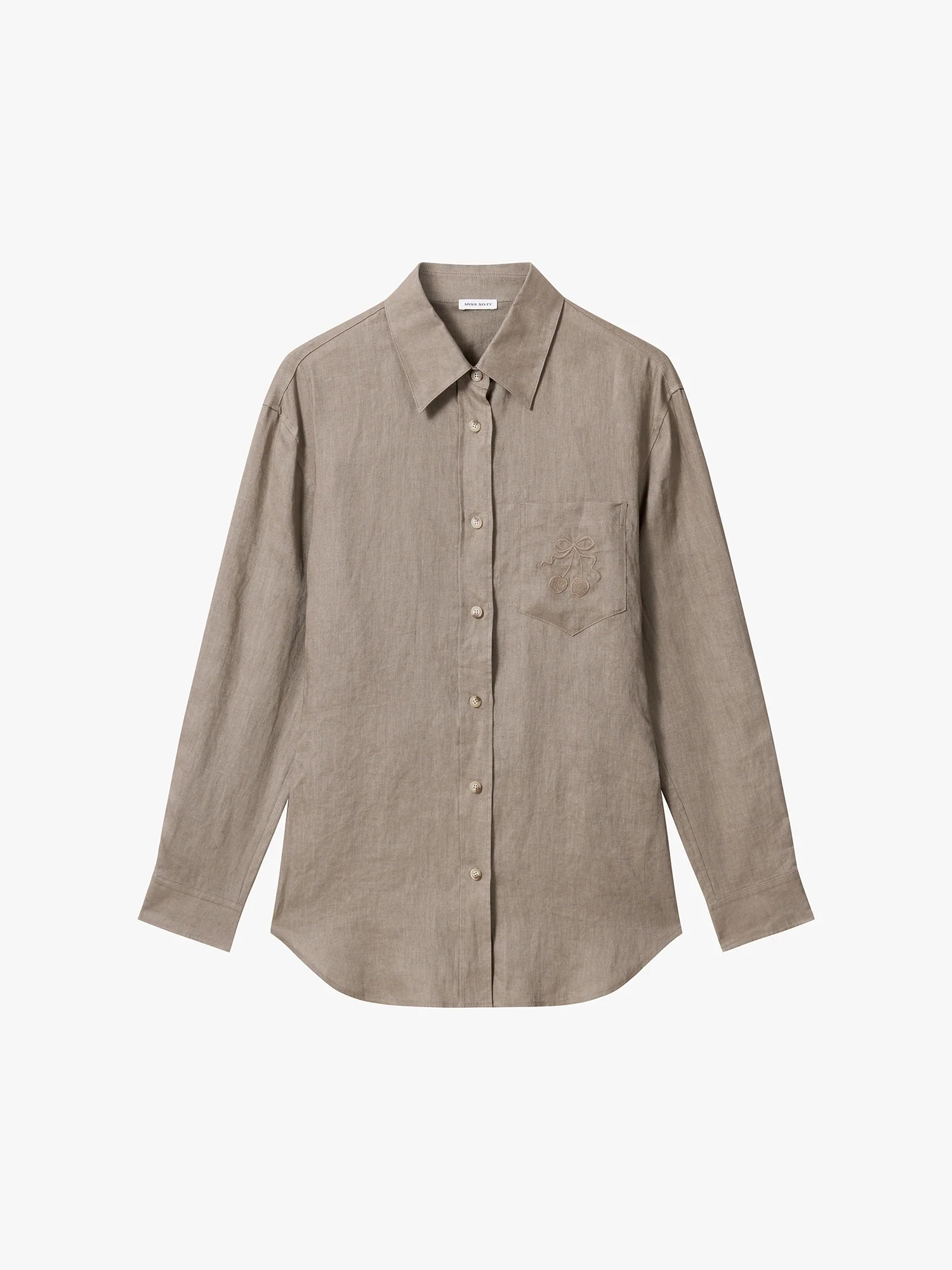 Embroidered Linen Shirt - Image 5