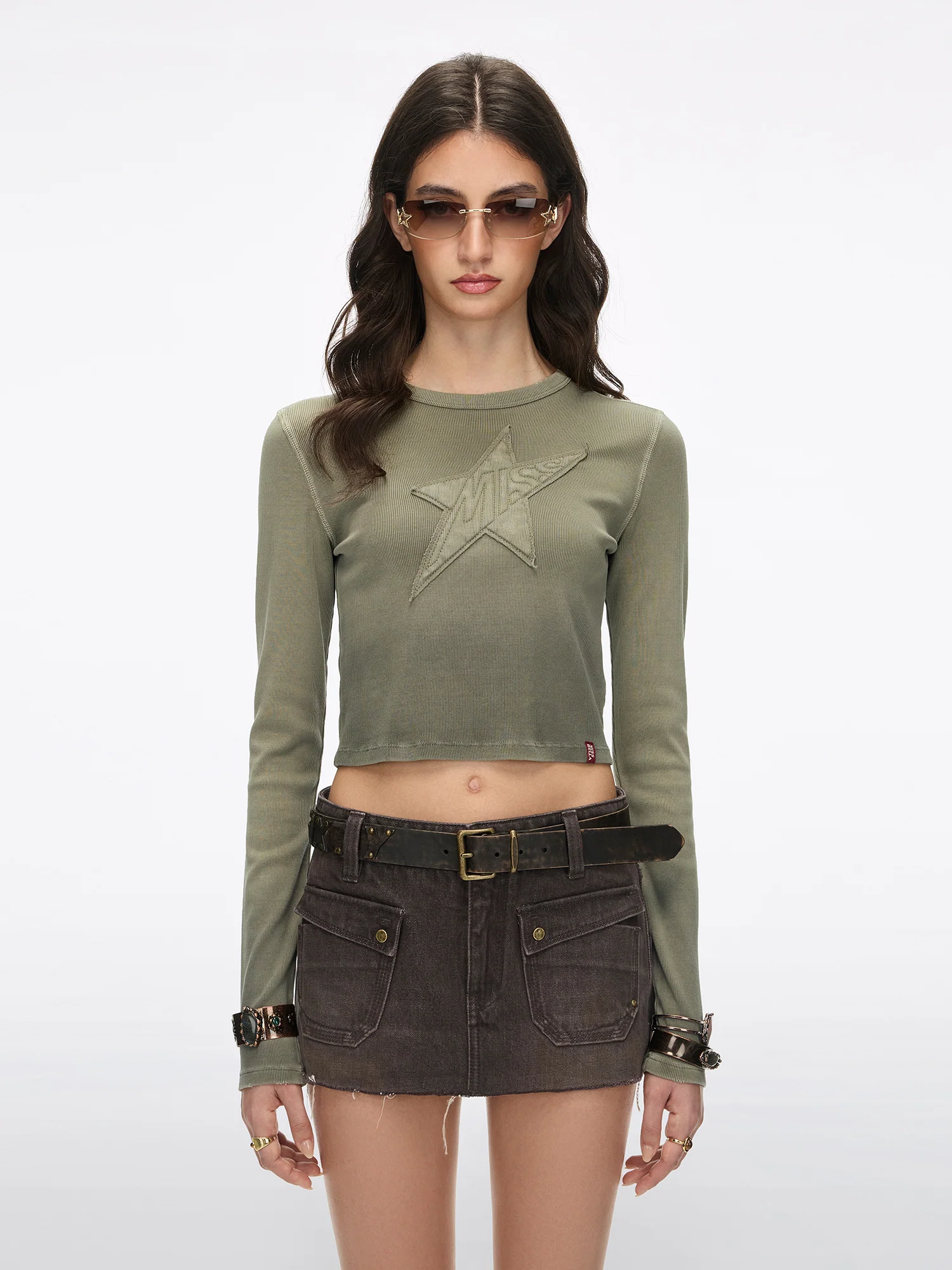 Faded Patchwork T-Shirt