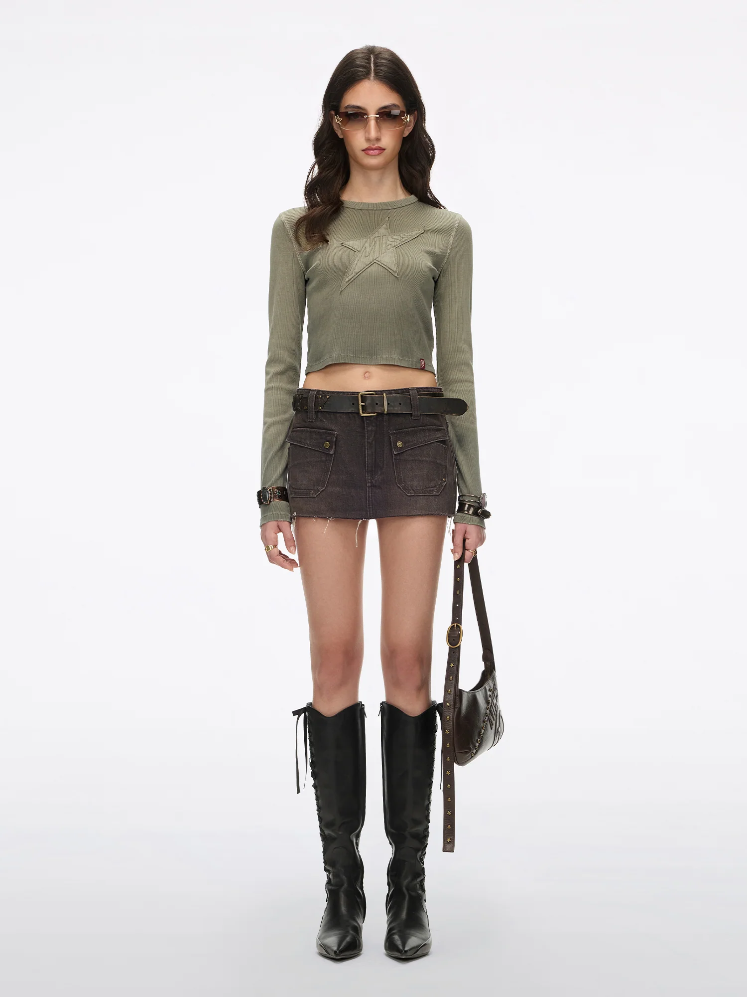 Faded Patchwork T-Shirt - Image 4
