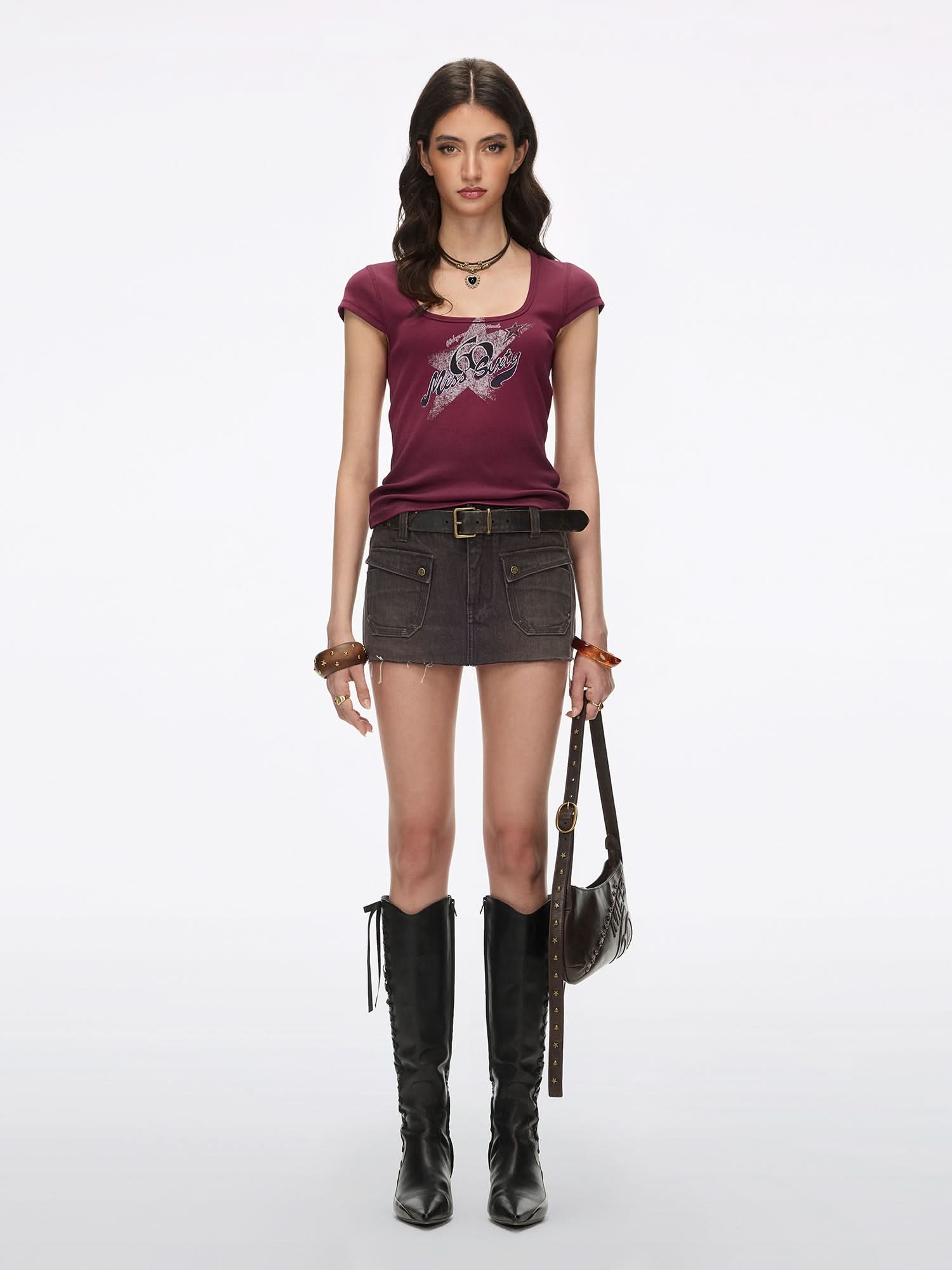 Faded Print T-Shirt - Image 4